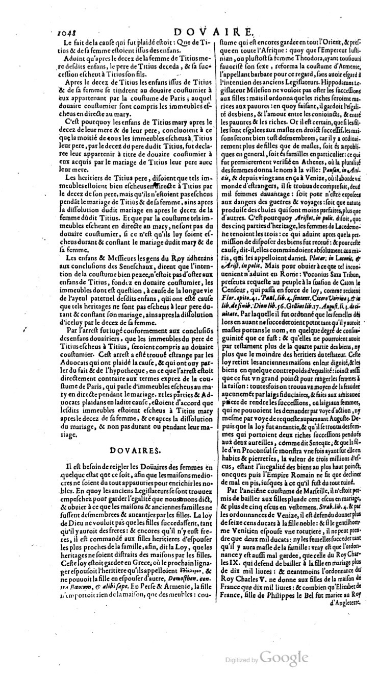 1629 - Veuve Nicolas Buon - Trésor du droit français (29620 T. 1) - BM Lyon