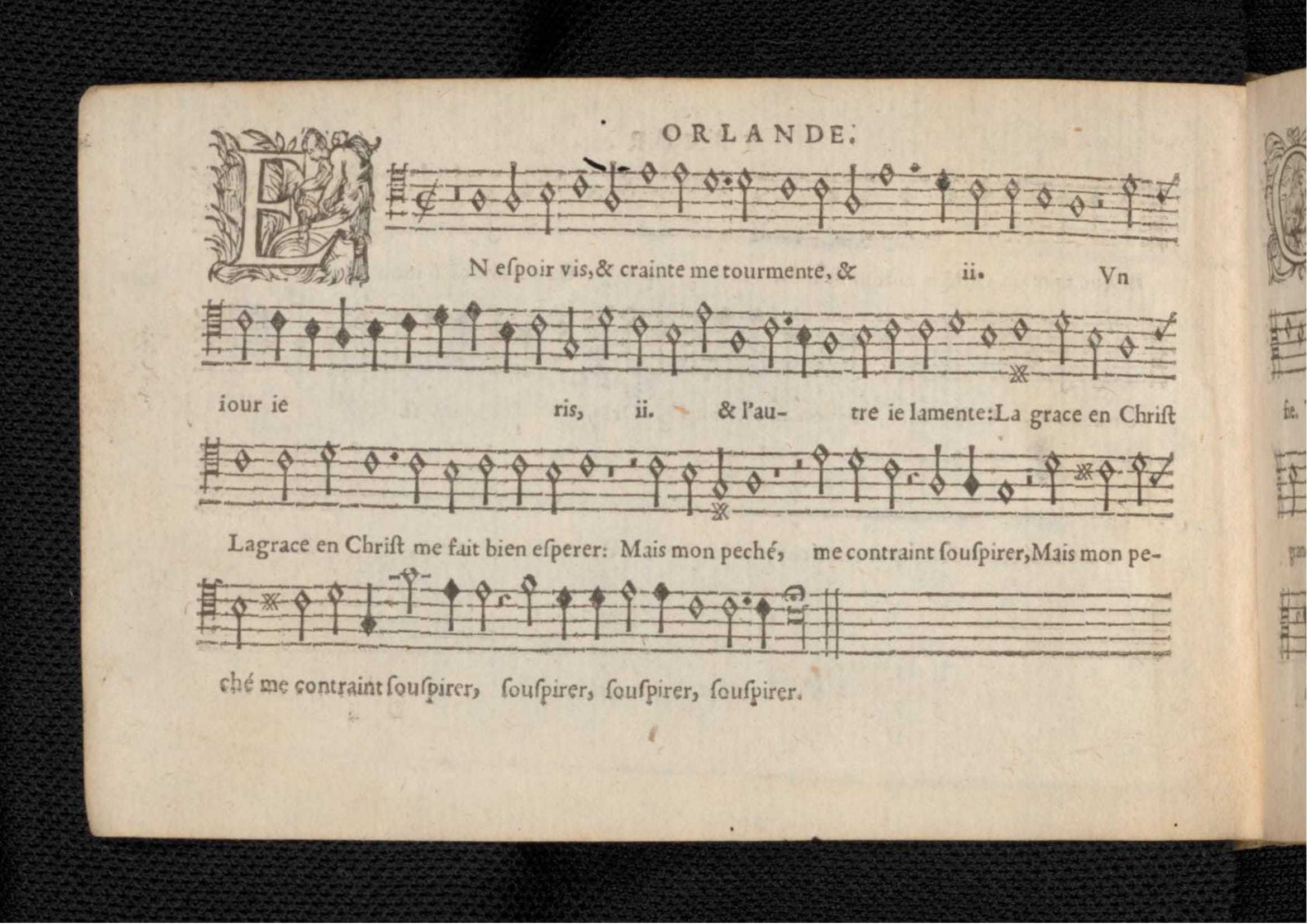 1576 - [Pierre de Saint-André] - Trésor de musique d’Orlande de Lassus Tenor - KBR Bruxelles