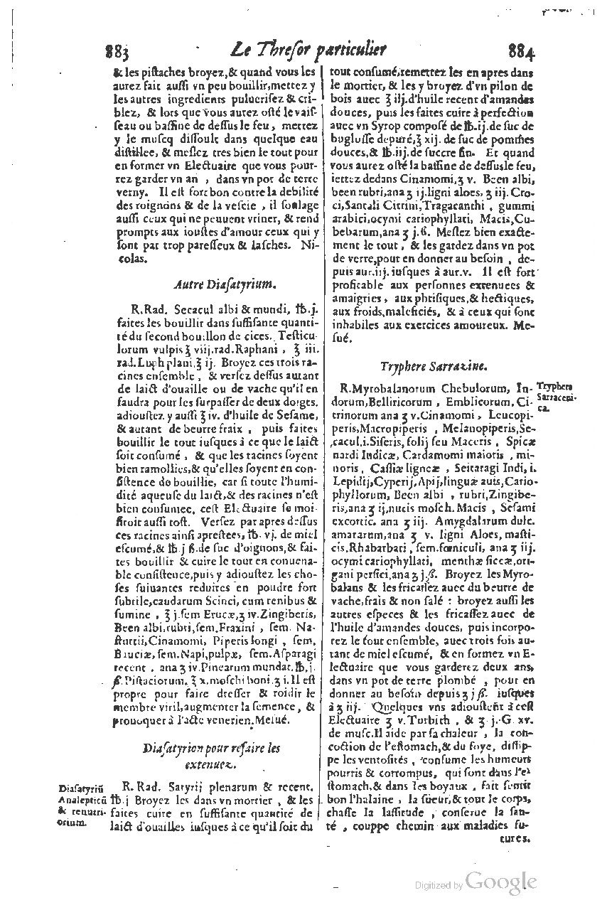 1616 - Étienne Gamonet - Grand trésor ou dispensaire - BSB Munich