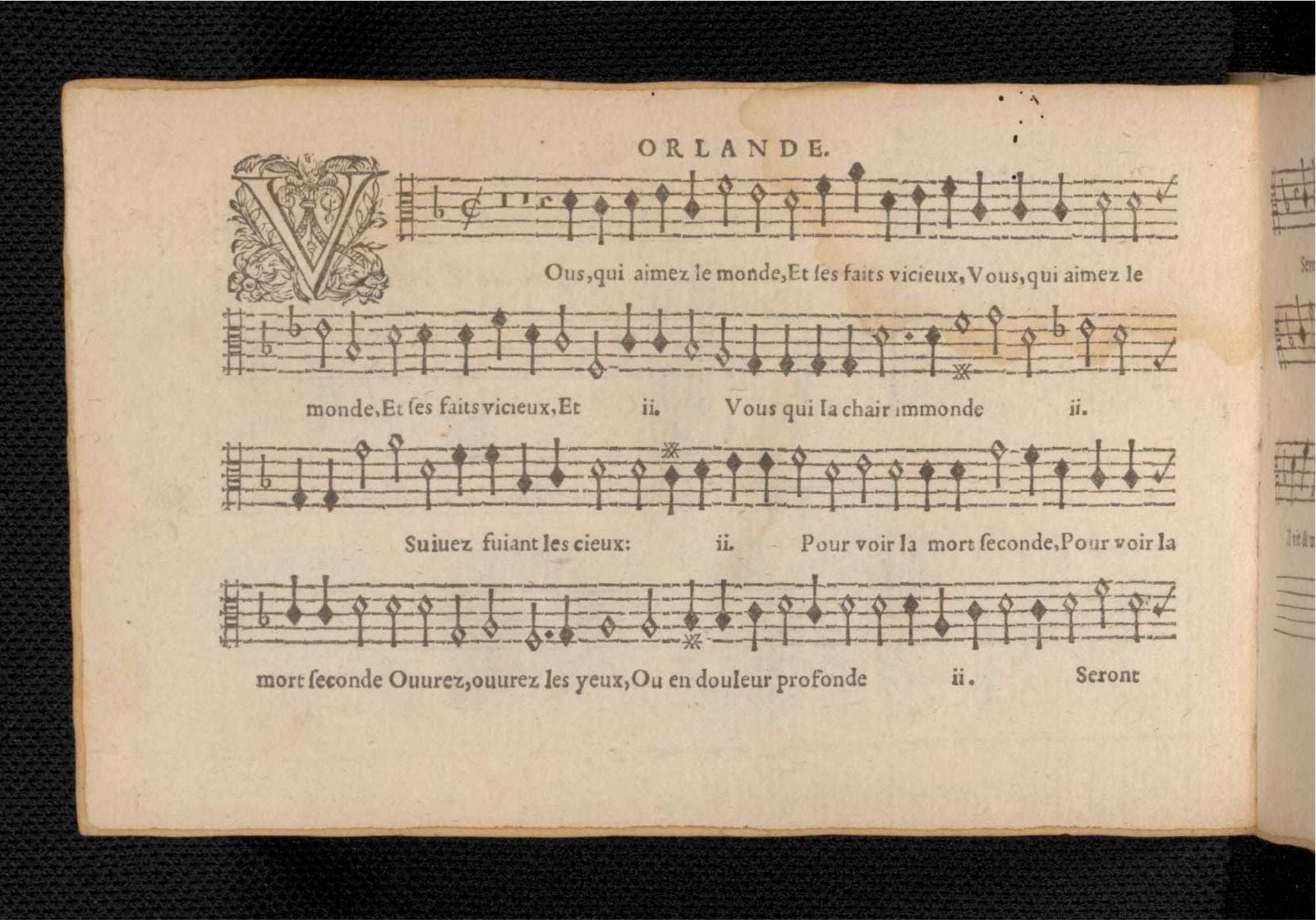1576 - [Pierre de Saint-André] - Trésor de musique d’Orlande de Lassus Quinta et Sexta pars - KBR Bruxelles