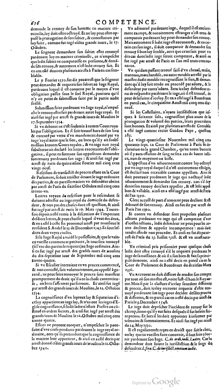 1629 - Veuve Nicolas Buon - Trésor du droit français (21754 T. 1) - BM Lyon