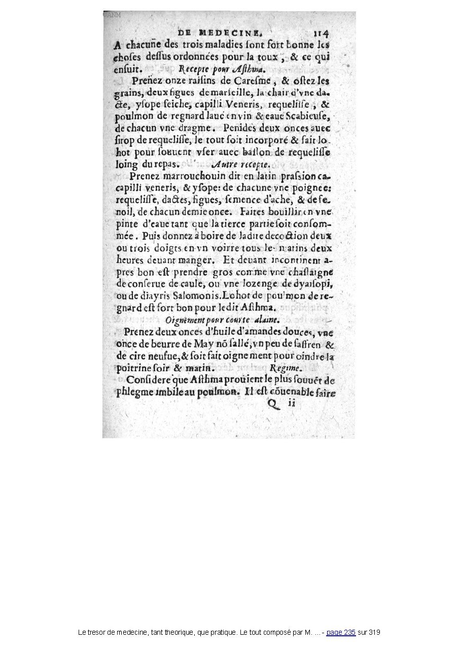 1560 - Pierre et Jan Moine - Trésor de médecine - Université Paris Cité