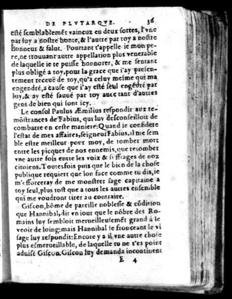 1574 - Benoît Rigaud - Trésor des vies de Plutarque - Avignon