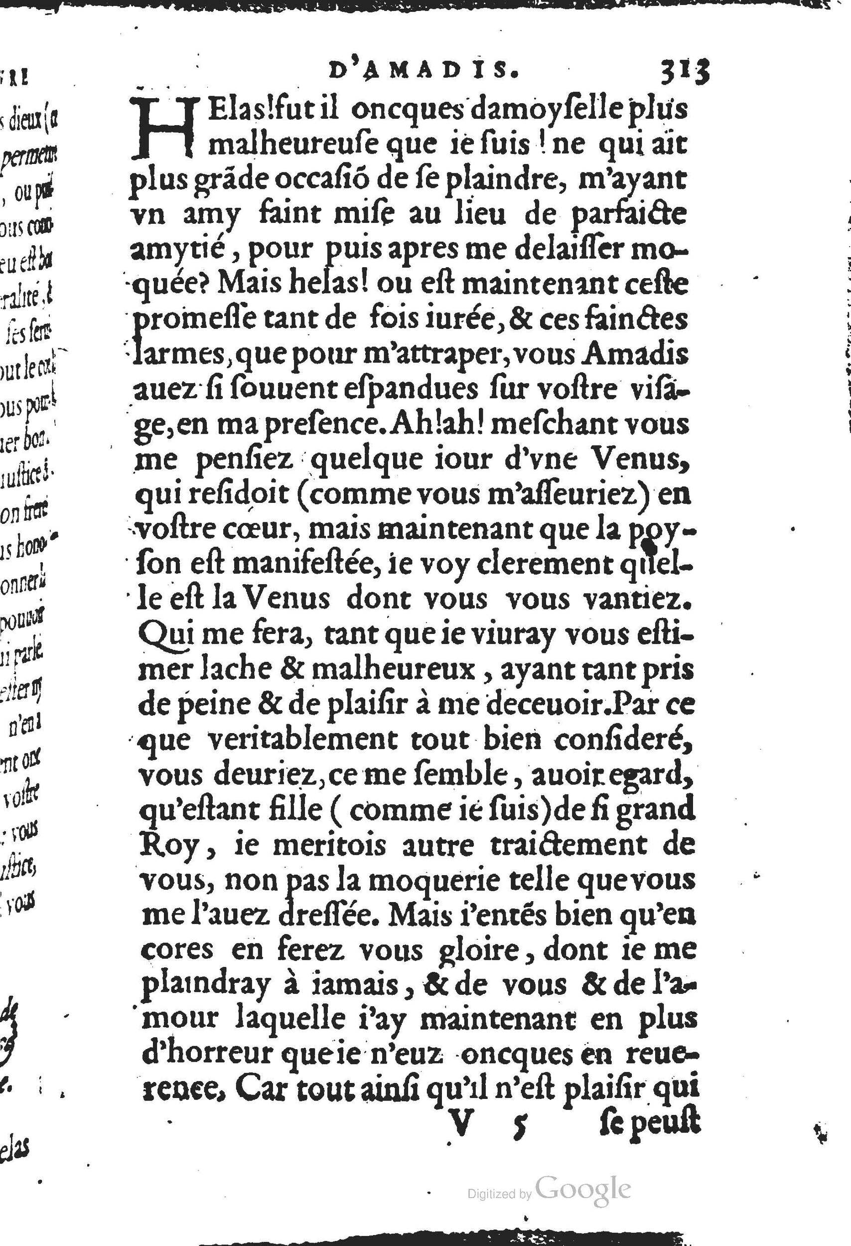 1560 - Jean d’Ogerolles et Gabriel Cotier Lyon - Trésor des Amadis - BSB Munich