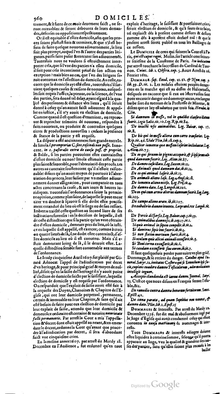 1629 - Veuve Nicolas Buon - Trésor du droit français (29620 T. 1) - BM Lyon