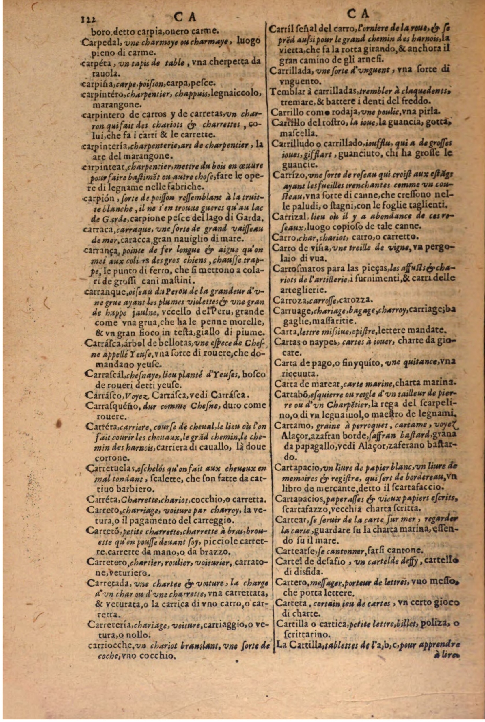 1606 - Samuel Crespin - Thresor des trois langues, francoise, italiene et espagnolle - BSB Munich 1606 - Samuel Crespin - Thresor des trois langues, francoise, italiene et espagnolle - BSB Munich