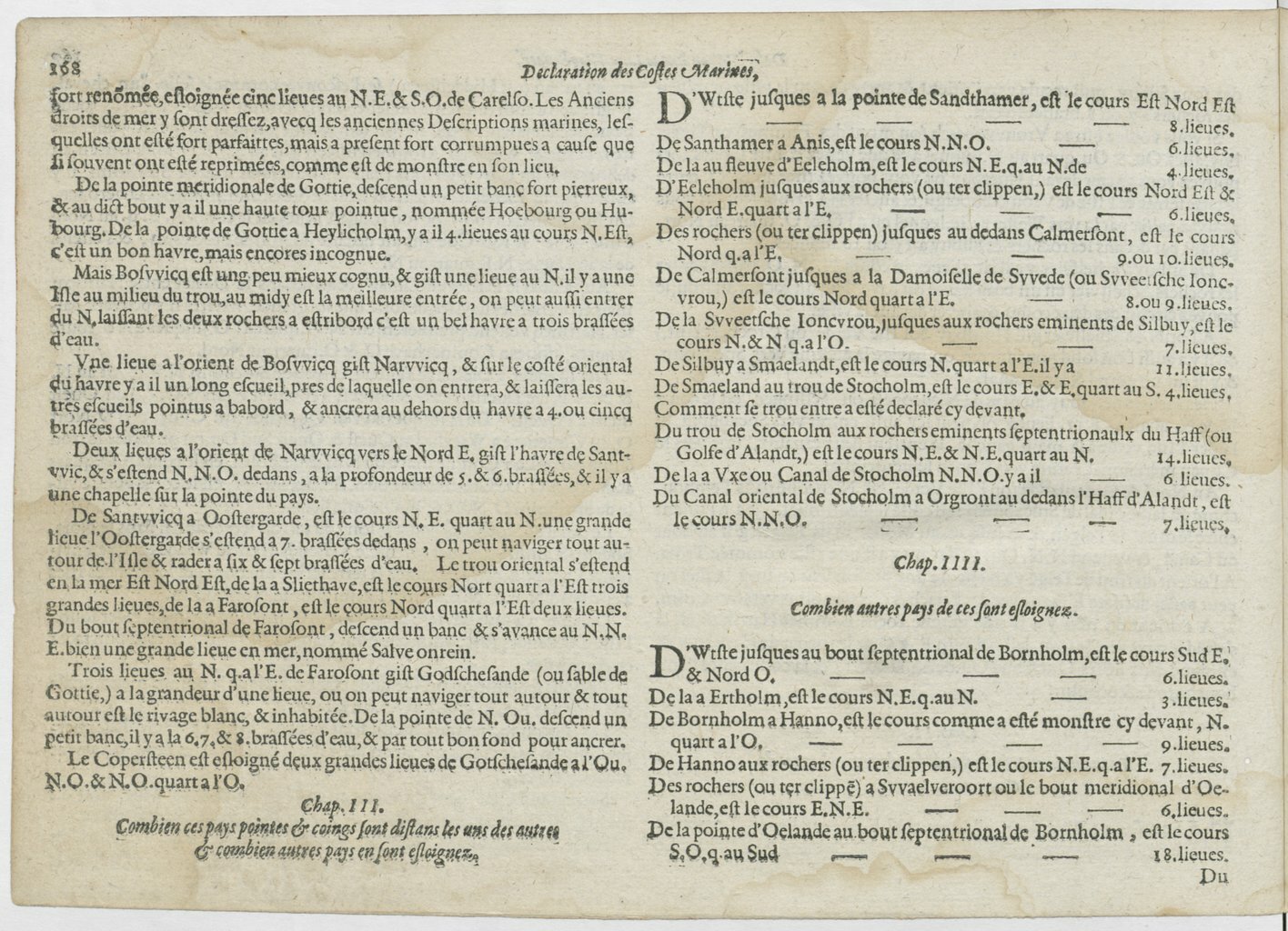 1601 - Bonaventure d’Aseville - Trésorerie ou cabinet de route marinesque - BnF
