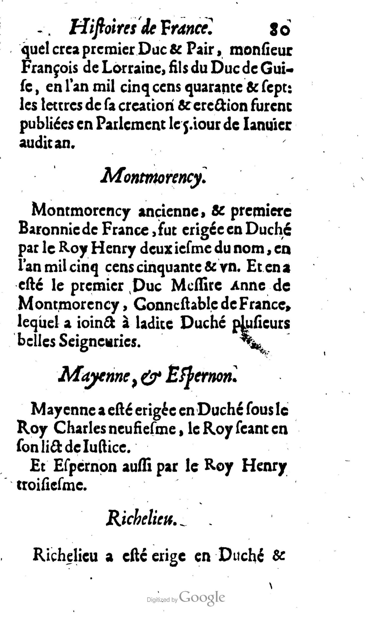 1638 - Jean Corrozet - Trésor des histoires de France - BM Lyon