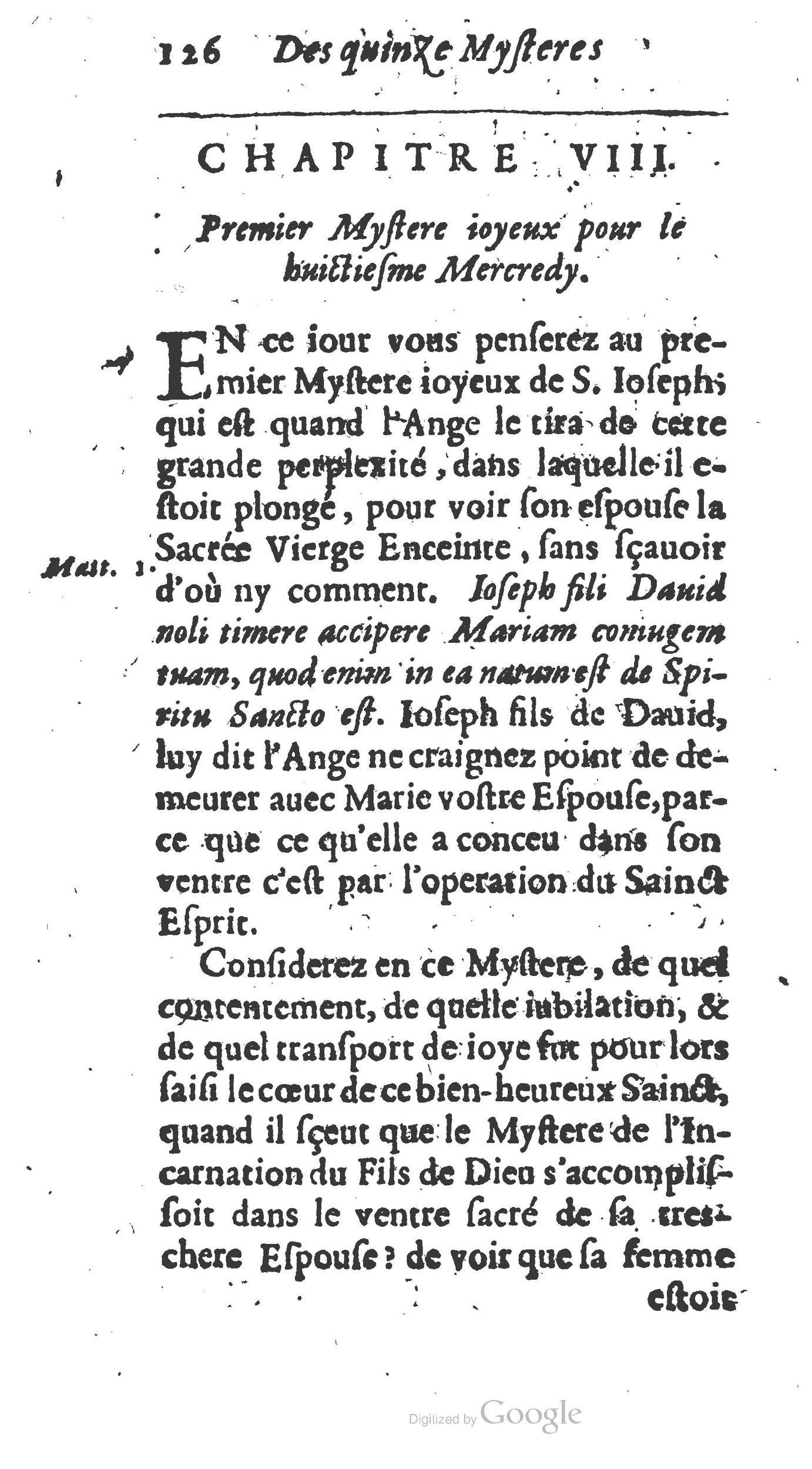 1654 - Antoine Jullieron - Trésor inestimable de Saint-Joseph - BM Lyon