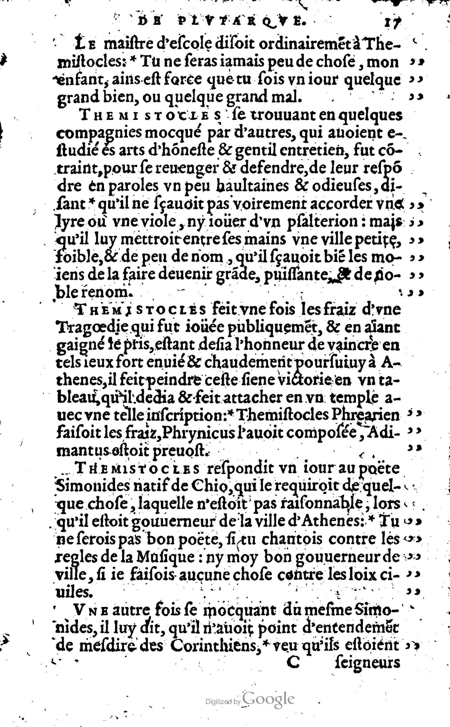 1568 - Willem Silvius - Trésor des vies de Plutarque - Anvers Plantin-Moretus