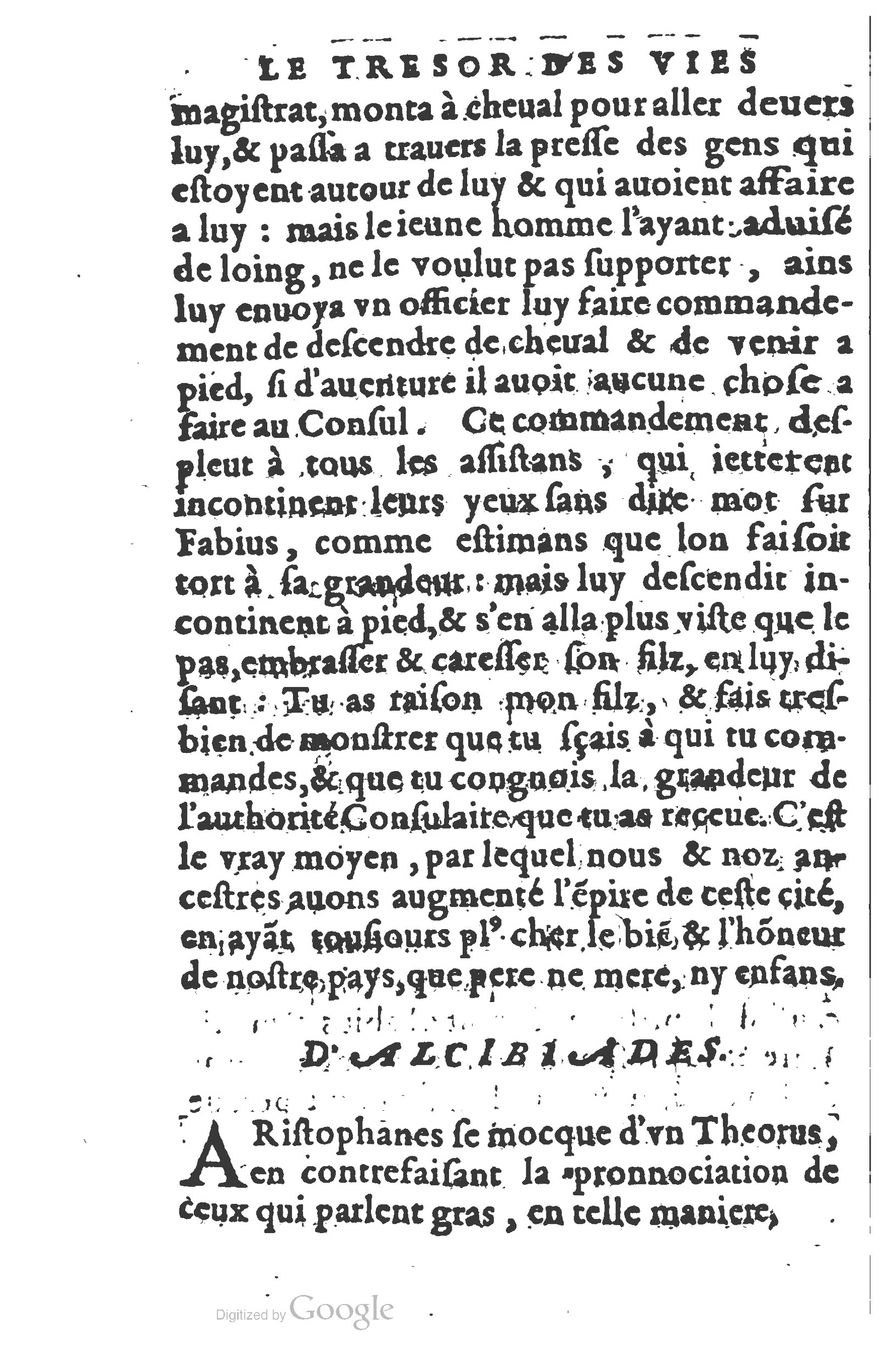 1577 - Claude Micard - Trésor des vies de Plutarque - BSB Munich