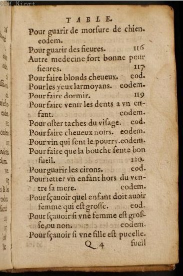 1586 - Benoît Rigaud - Trésor des fleurs et secrets de médecine - Université Paris Cité