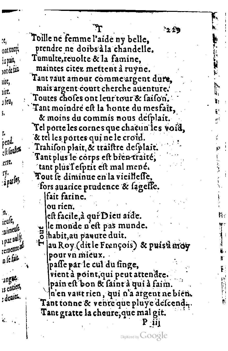 1582 - Nicolas Bonfons - Trésor des sentences dorées - BM Lyon
