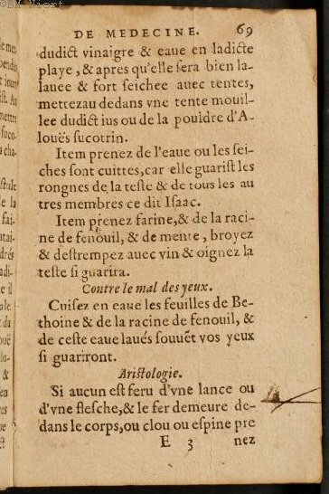 1586 - Benoît Rigaud - Trésor des fleurs et secrets de médecine - Université Paris Cité