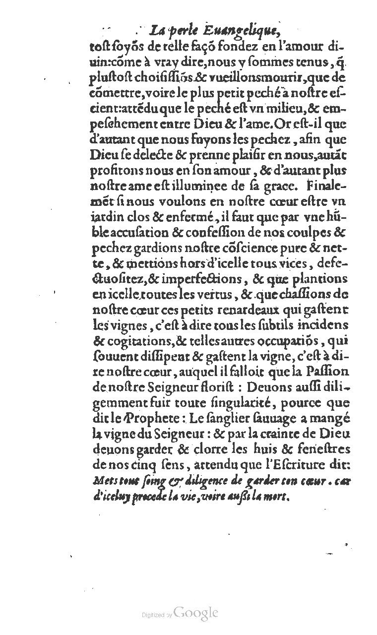 1602 - Veuve G. de la Noüe - Perle évangélique, Trésor incomparable de la sapience divine - UGent