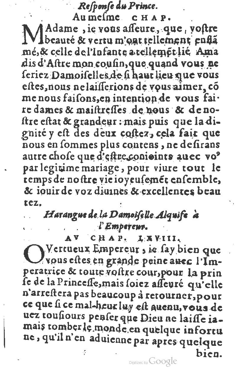 1582 - Jean Huguetan - Trésor des Amadis T. 1 - BM Lyon