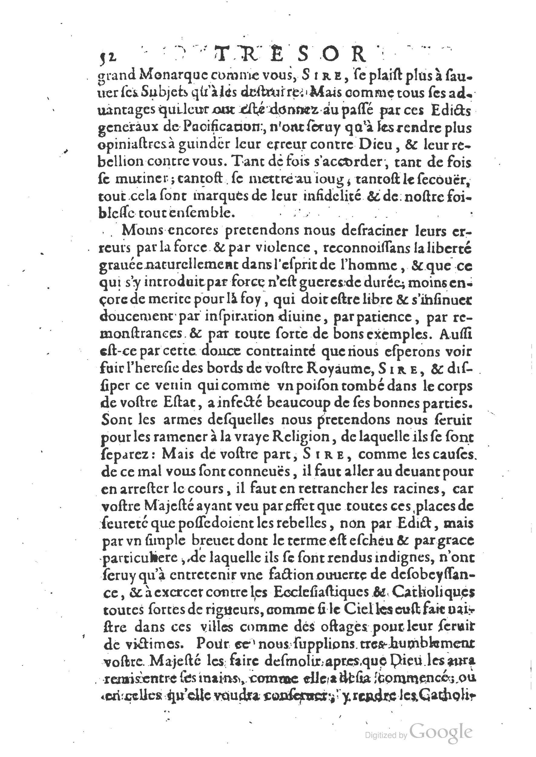 1654 - Michel Bobin - Trésor des harangues, remontrances et oraisons funèbres - BM Lyon