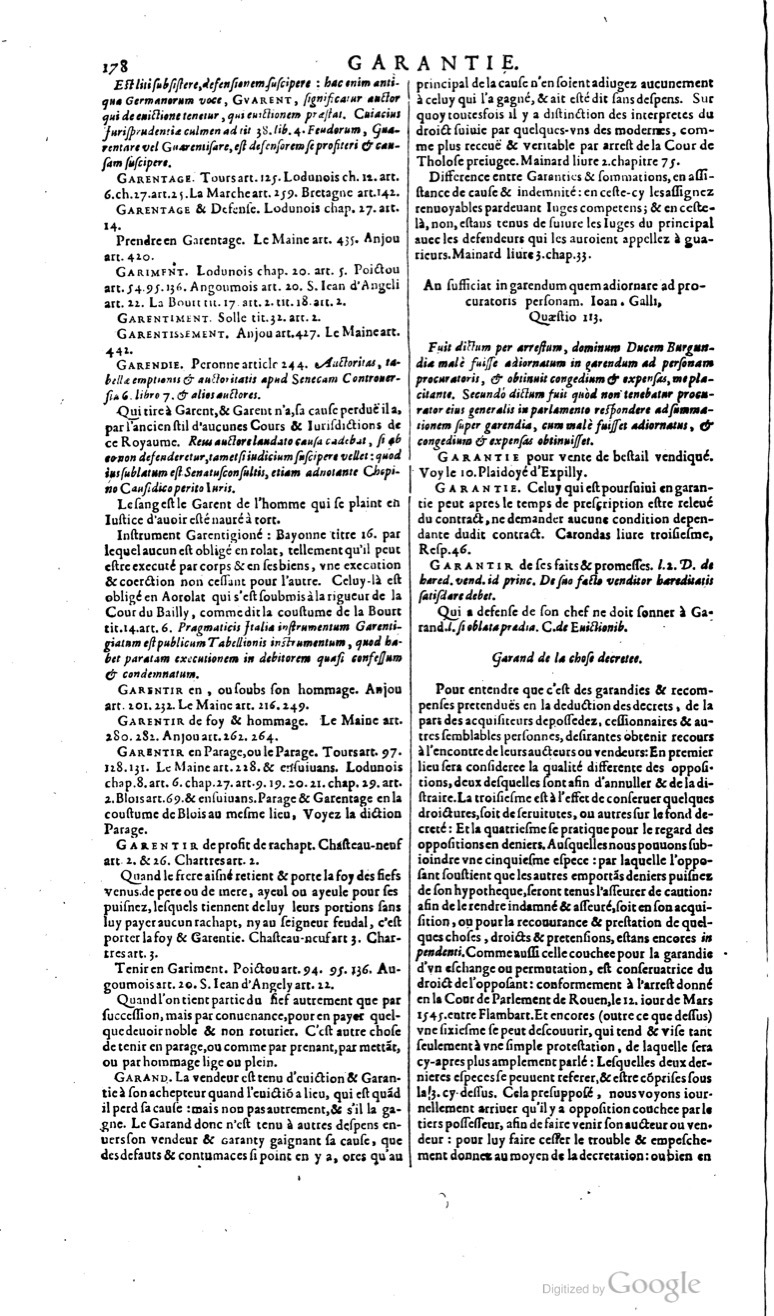1629 - Veuve Nicolas Buon - Trésor du droit français (29620 T. 2) - BM Lyon