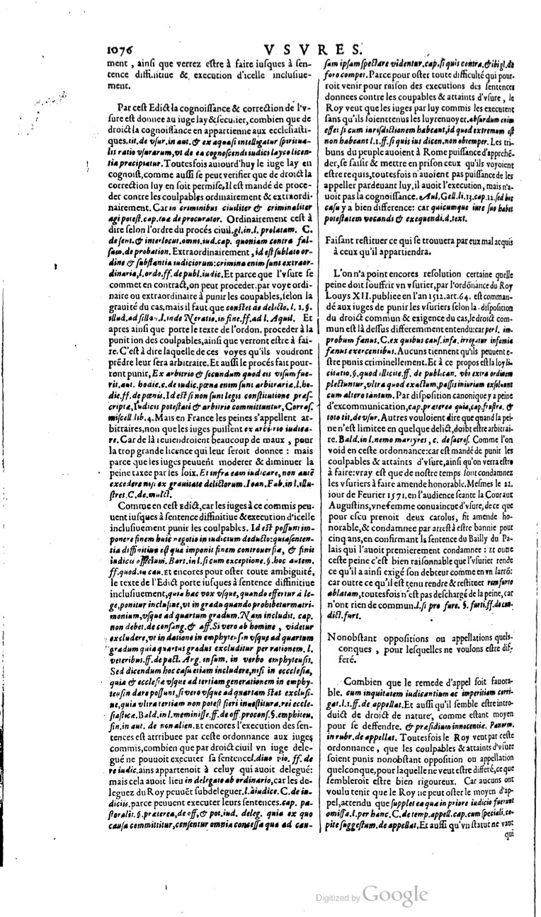 1629 - Veuve Nicolas Buon - Trésor du droit français (21754 T. 3) - BM Lyon