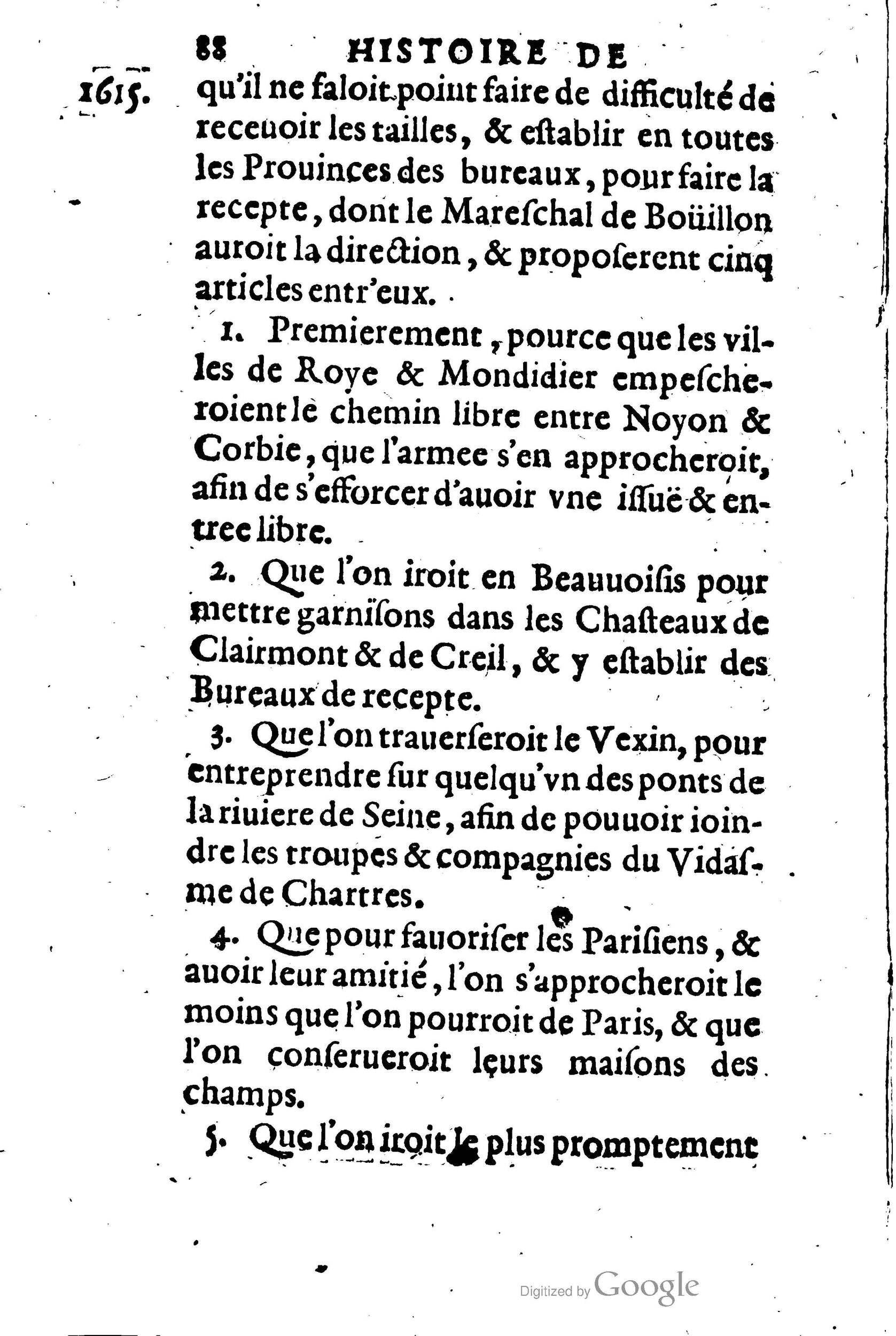 1623 - Joseph Bouillerot - Trésor de l’histoire générale de notre temps - BM Lyon