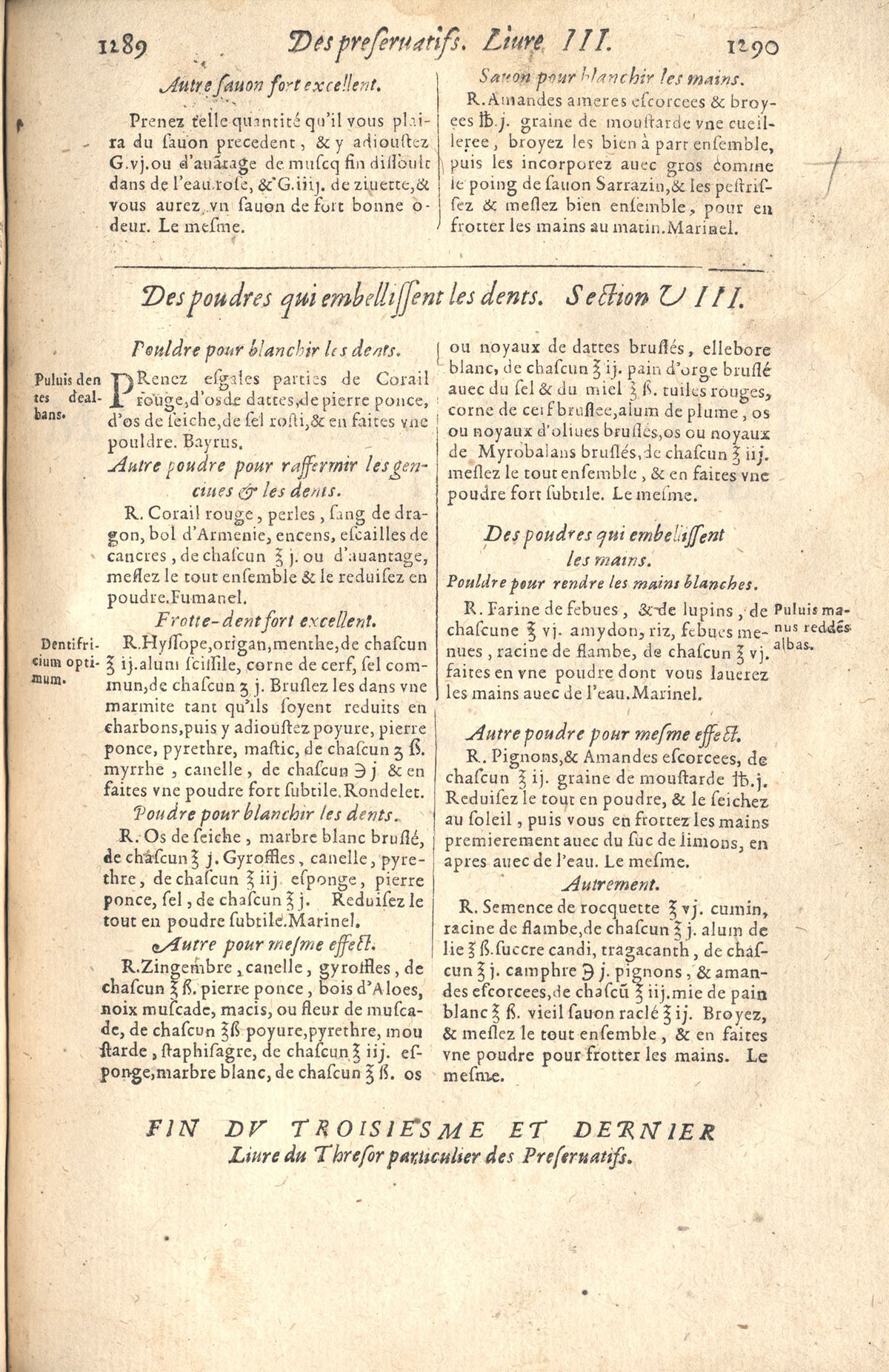 1610 - Étienne Gamonet - Grand Trésor ou dispensaire - CESR Tours