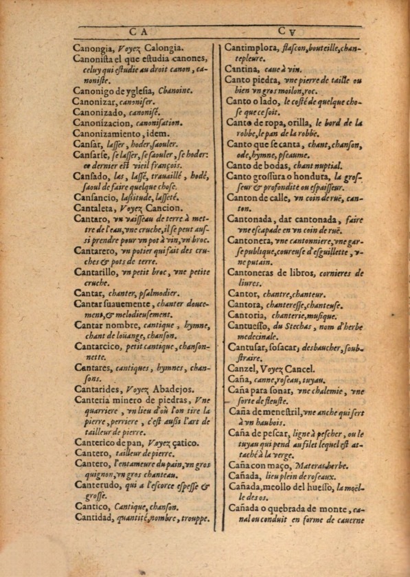 1607 - Marc Orry - Trésor des deux langues espagnole et française (Première et Seconde parties) - ÖNB Wien 1607 - Marc Orry - Trésor des deux langues espagnole et française (Première et Seconde parties) - ÖNB Wien