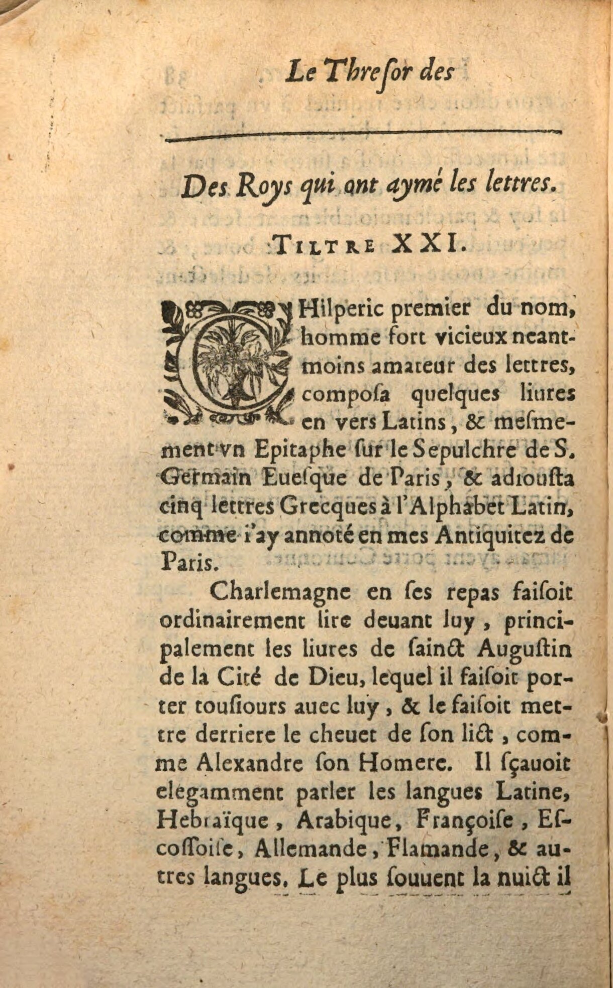 1639 - Jean Corrozet - Trésor des histoires de France - BSB Munich 1639 - Jean Corrozet - Trésor des histoires de France - BSB Munich