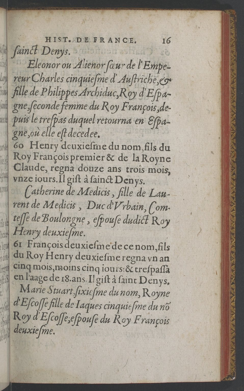 1603 - Galiot Corrozet - Trésor des histoires de France - BnF Tolbiac