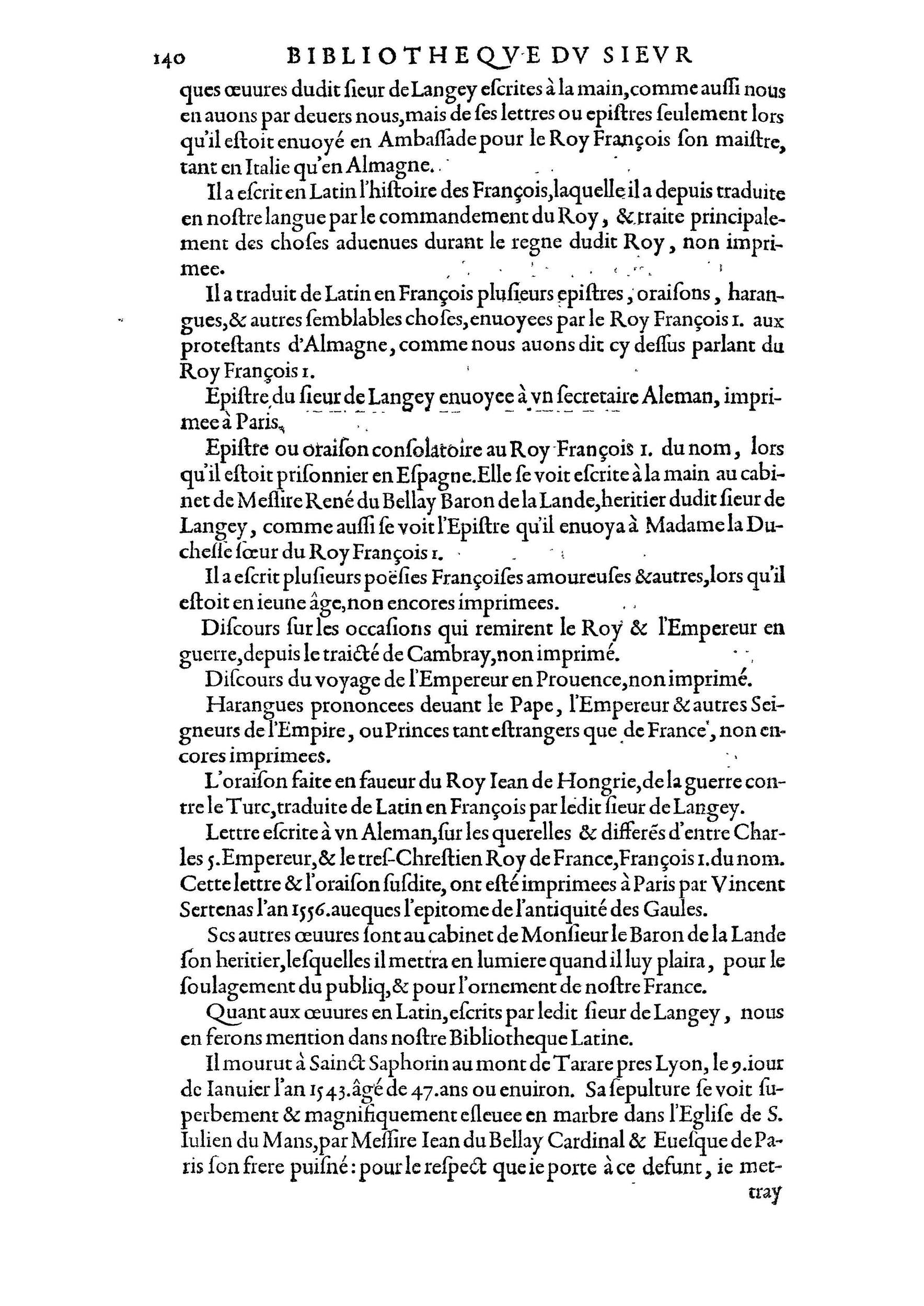 1584 - Abel L&#039;Angelier - Bibliothèques françaises - BnF