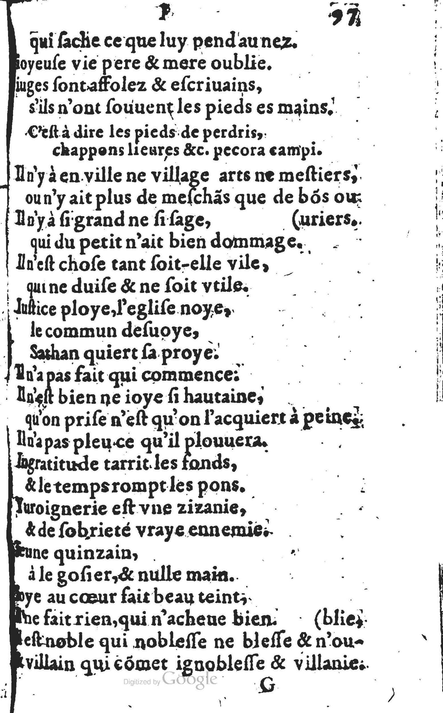1578 - Nicolas Lescuyer - Trésor des sentences dorées - UGent