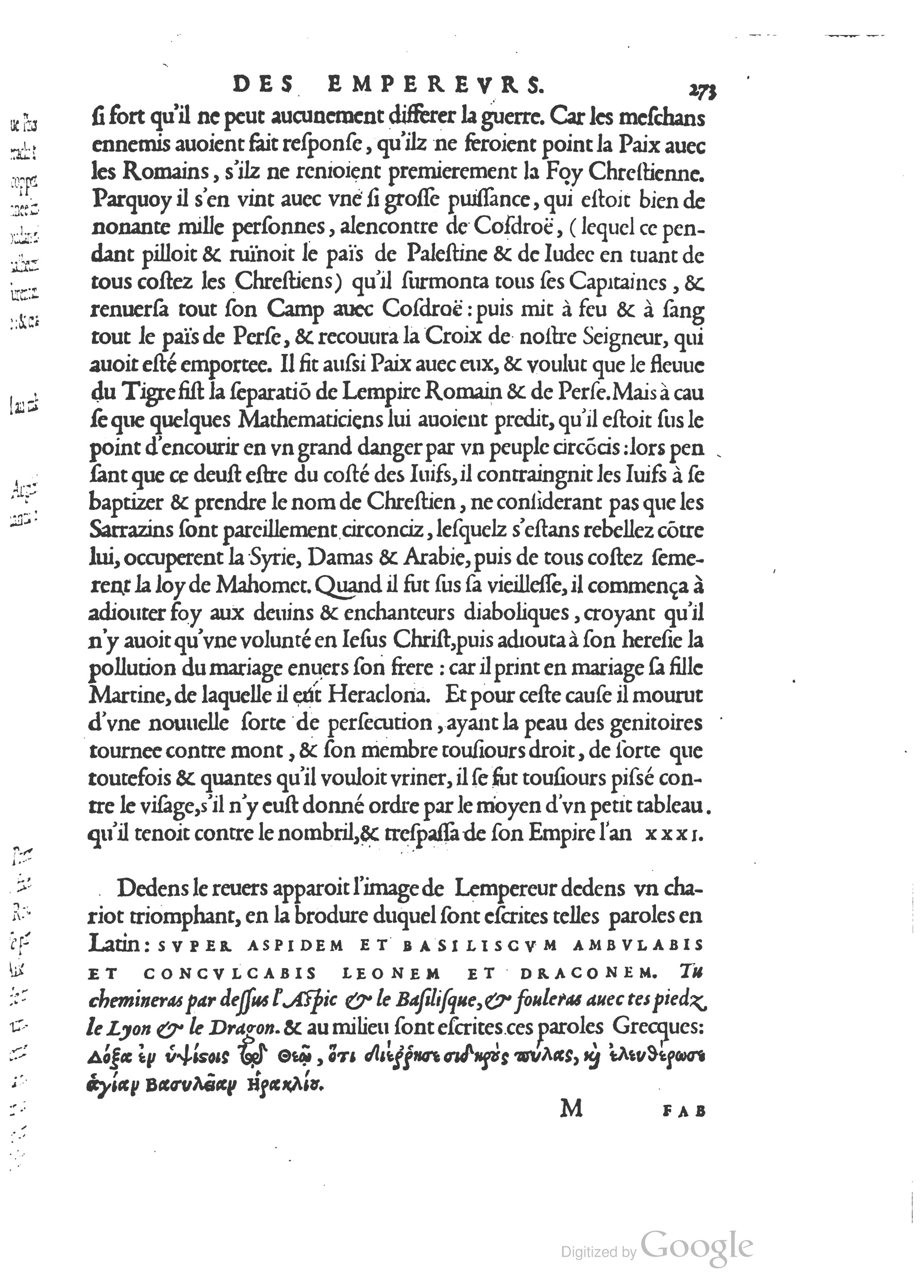 1553 - Jacopo Strada et Thomas Guérin - Épitome du Trésor des antiquités - BM Lyon