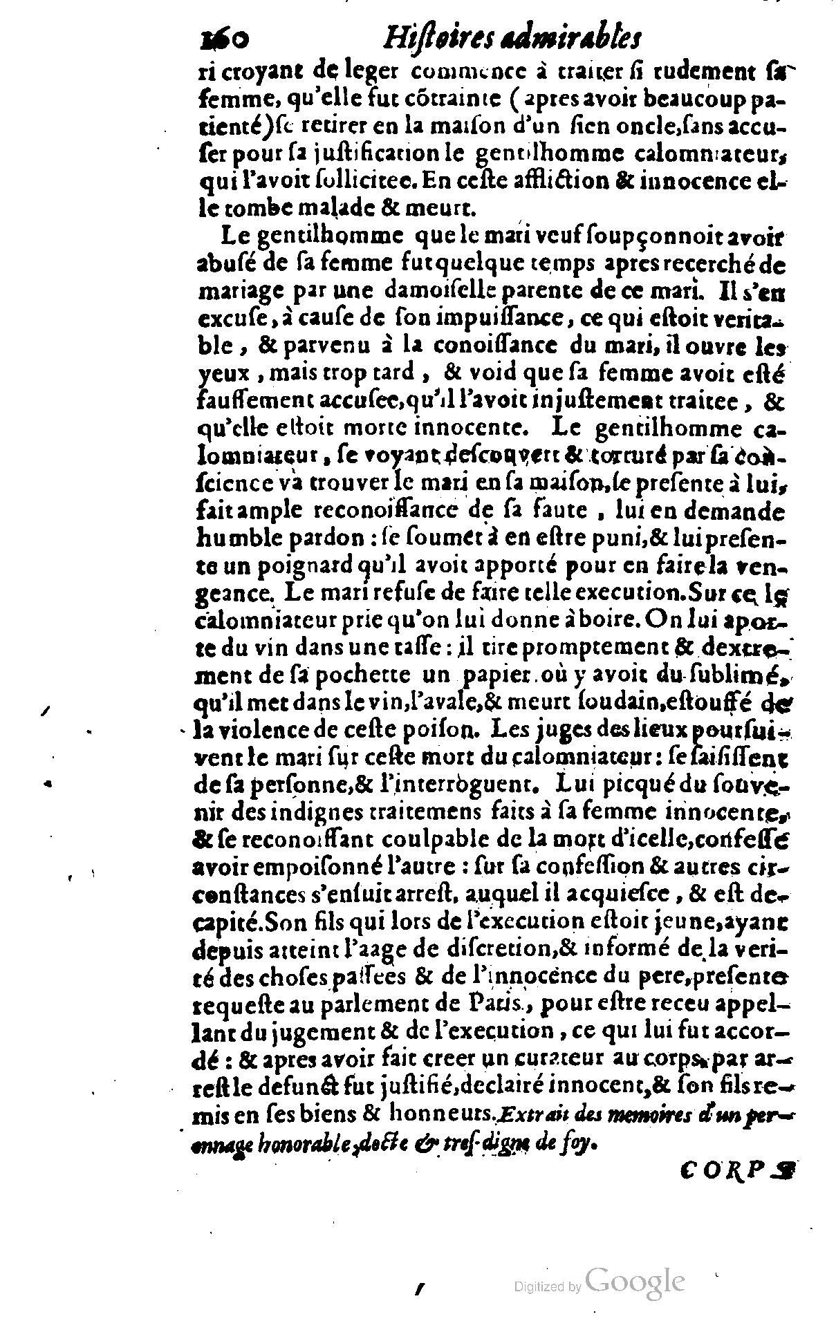 1628 - Jacques Crespin - Trésor d’histoires admirables et mémorables - BSB Munich