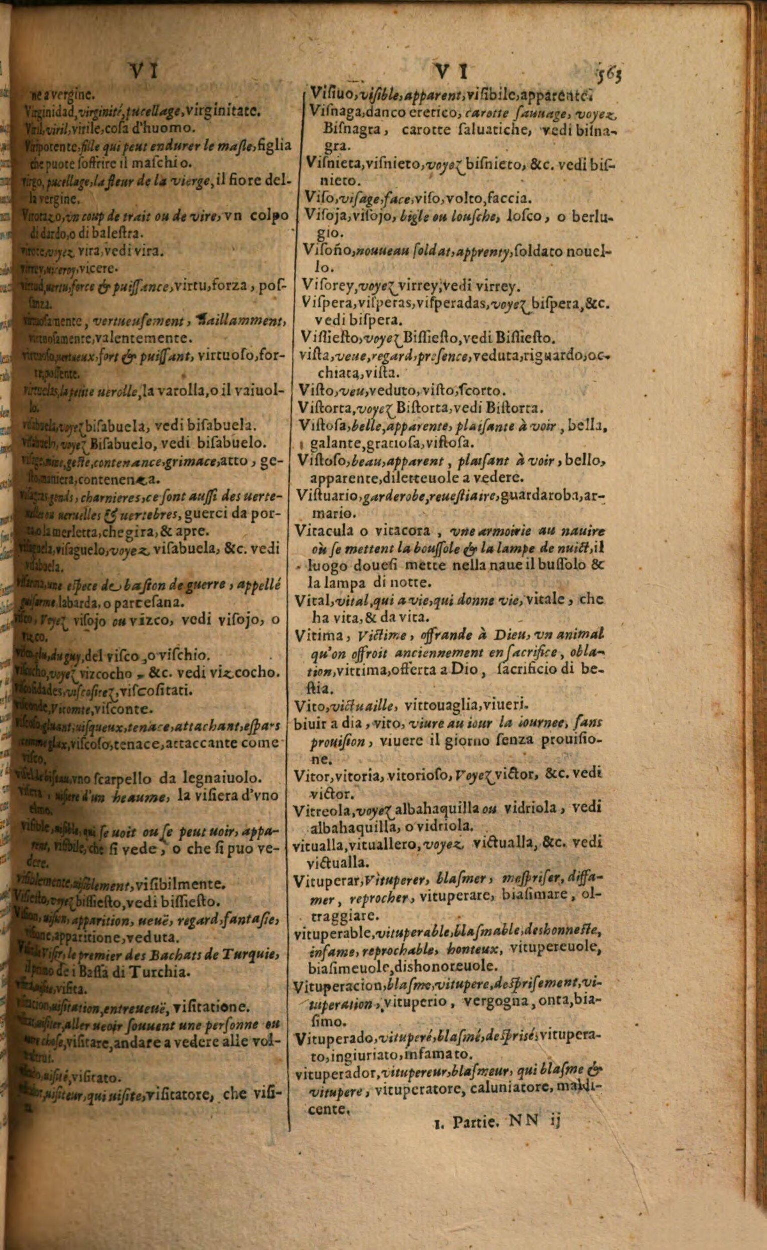 1617 - Samuel Crespin - Trésor des trois langues espagnole, française et italienne (Première partie) - Regensburg