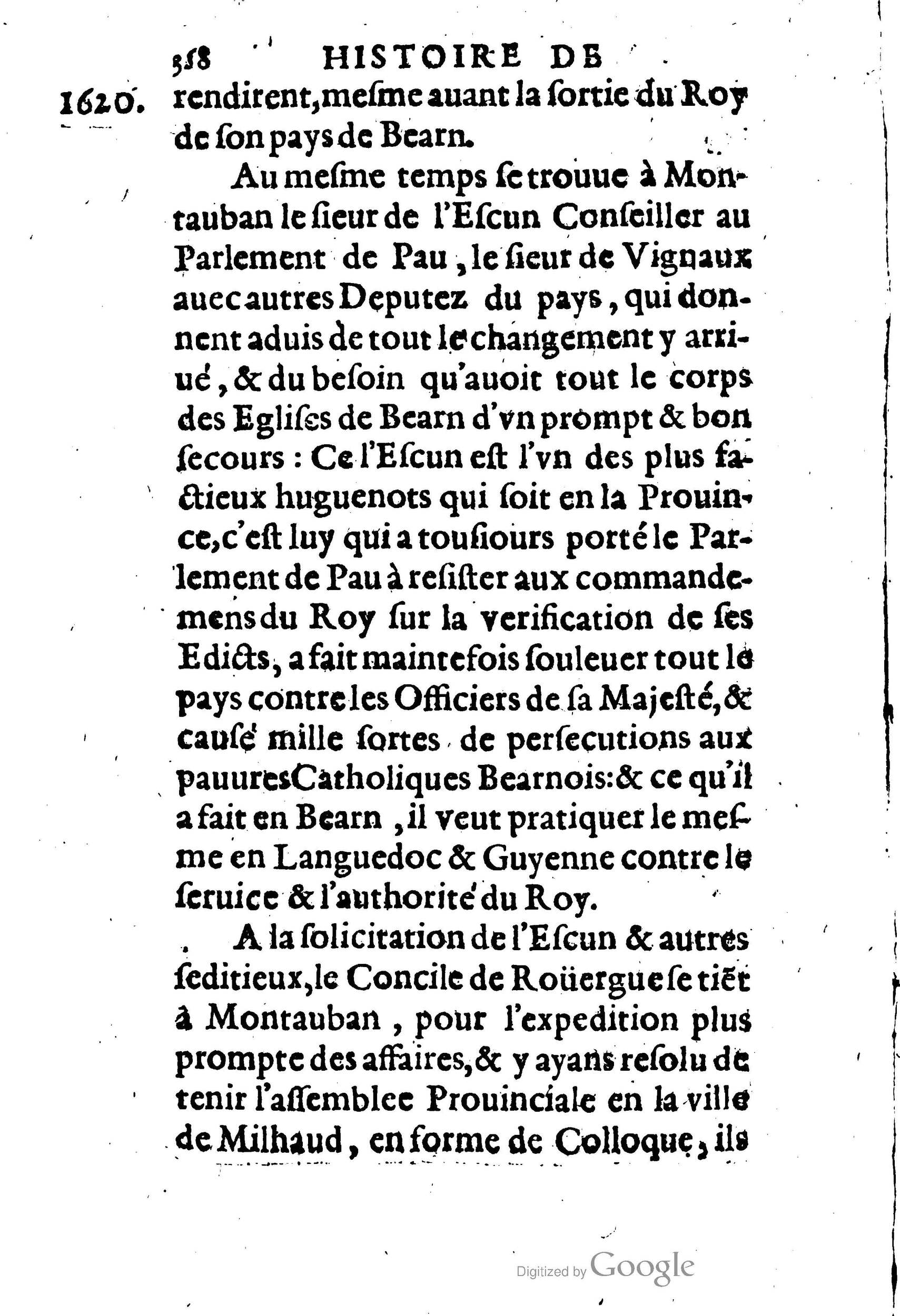 1623 - Joseph Bouillerot - Trésor de l’histoire générale de notre temps - BM Lyon