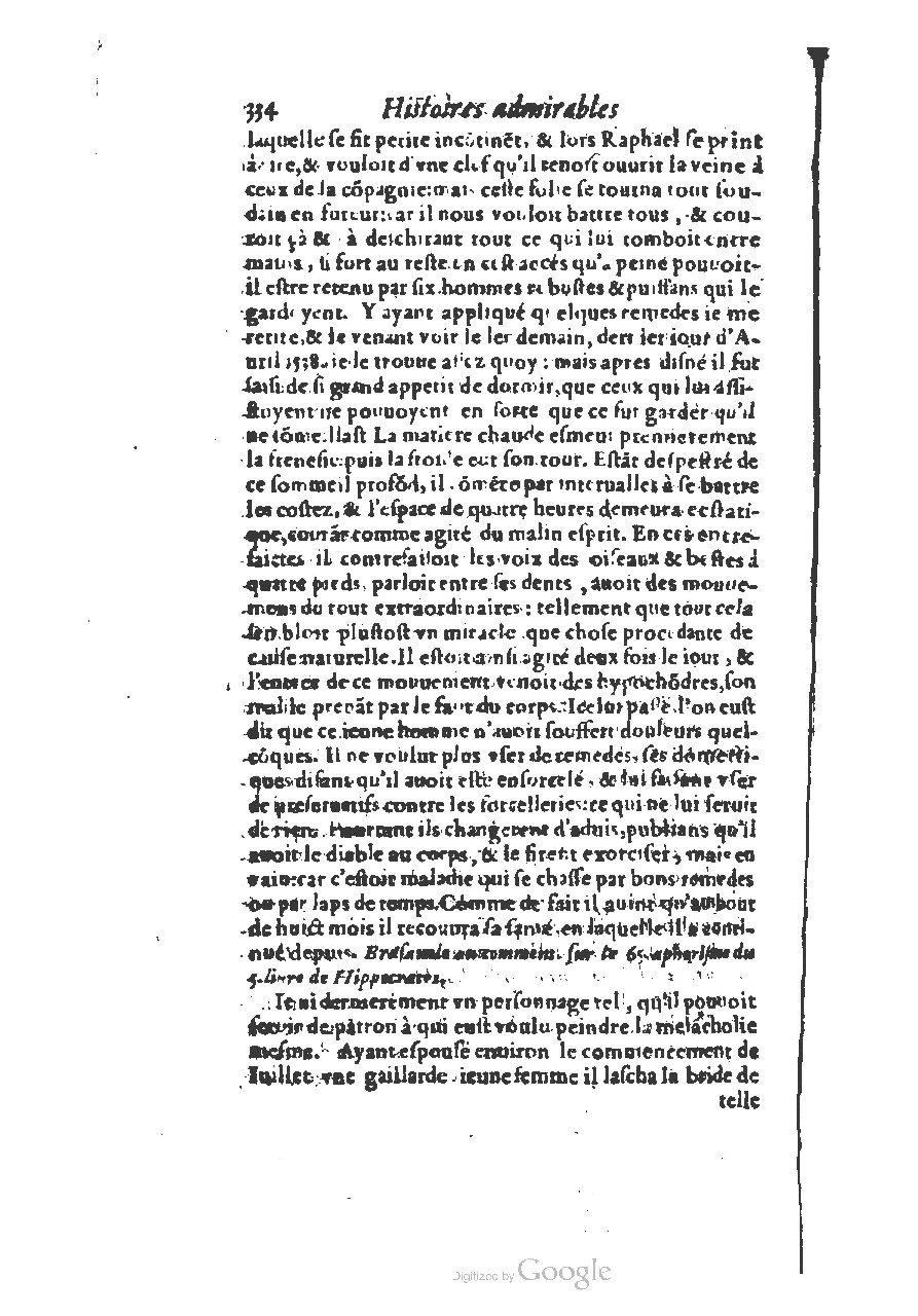 1610 - Paul Marceau - Trésor d’histoires admirables et mémorables - BSB Munich