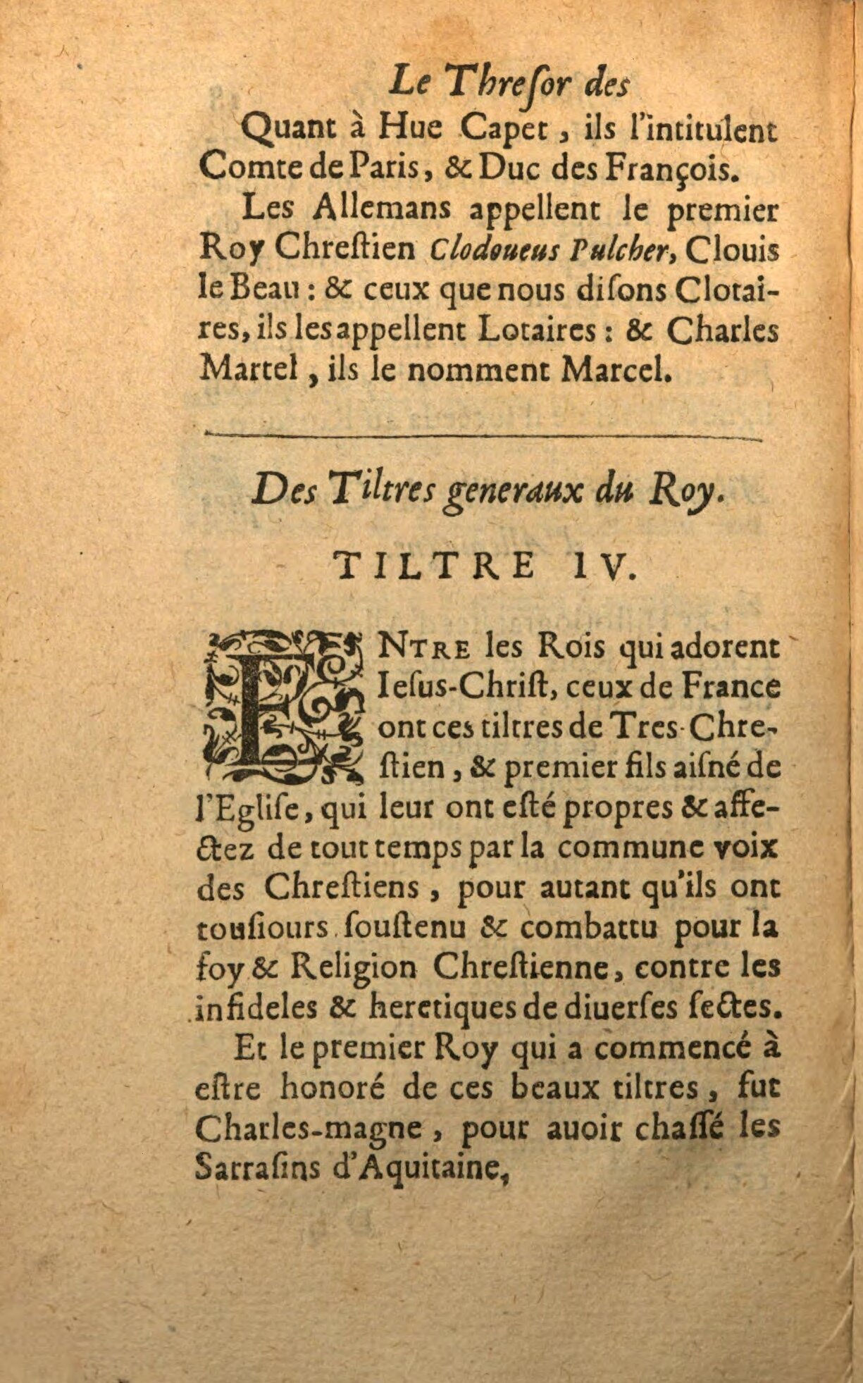 1639 - Jean Corrozet - Trésor des histoires de France - BSB Munich 1639 - Jean Corrozet - Trésor des histoires de France - BSB Munich