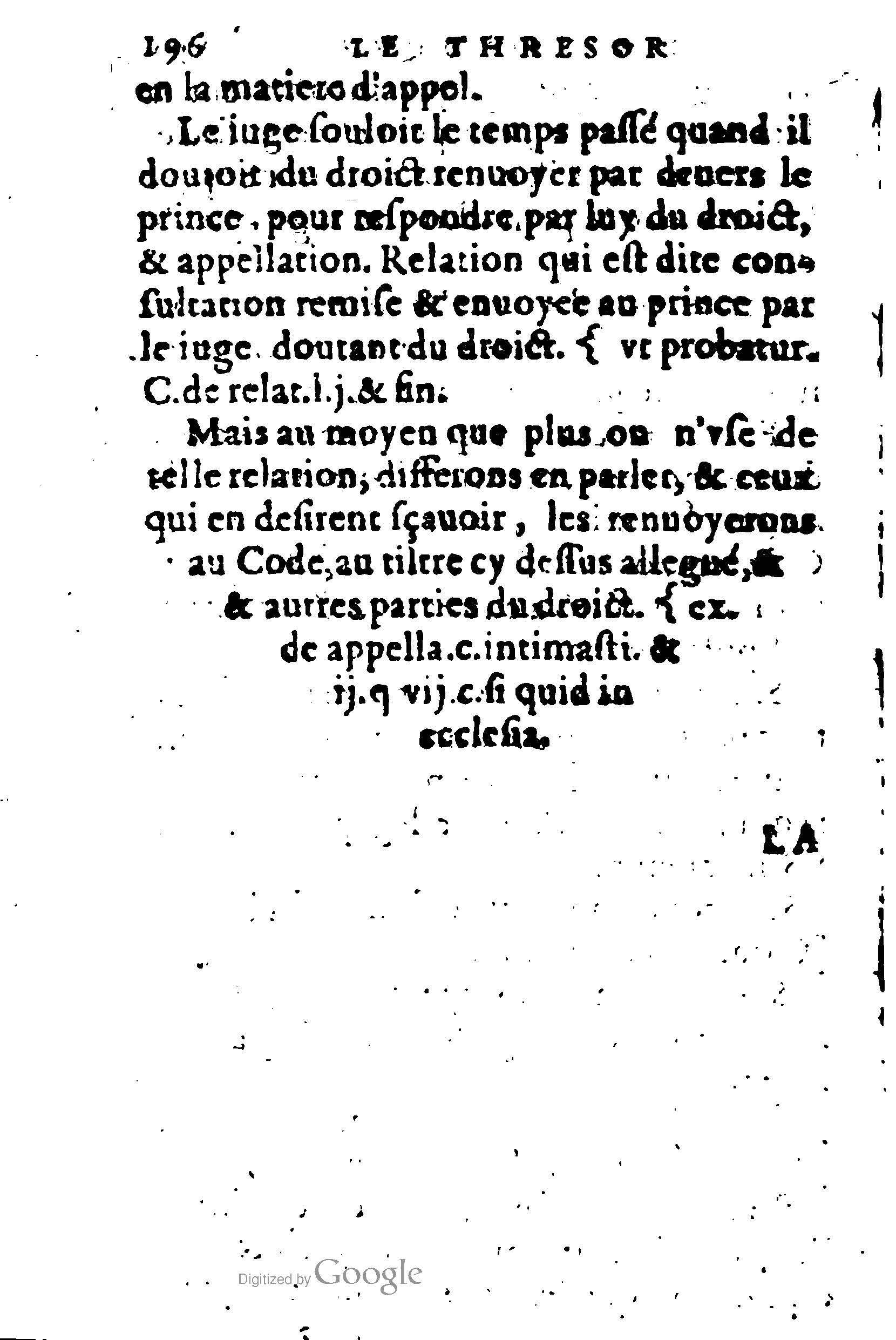 1605 - Pierre Rigaud - Trésor de pratique pour les juges - BM Lyon 1605 - Pierre Rigaud - Trésor de pratique pour les juges - BM Lyon