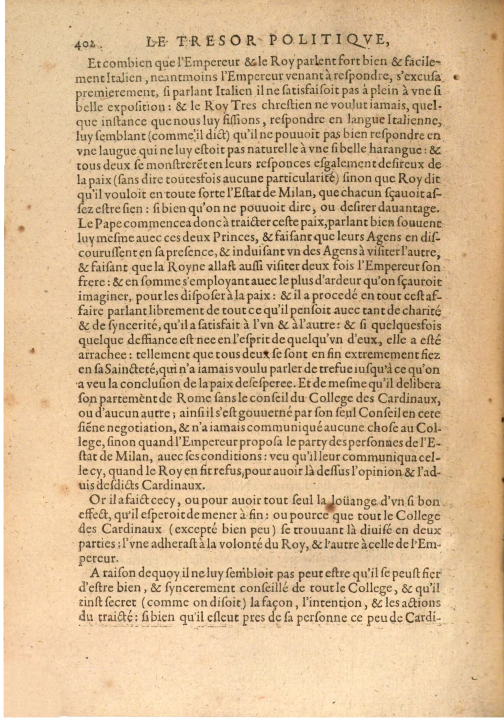 1608 - Nicolas Du Fossé - Trésor politique - BSB Munich