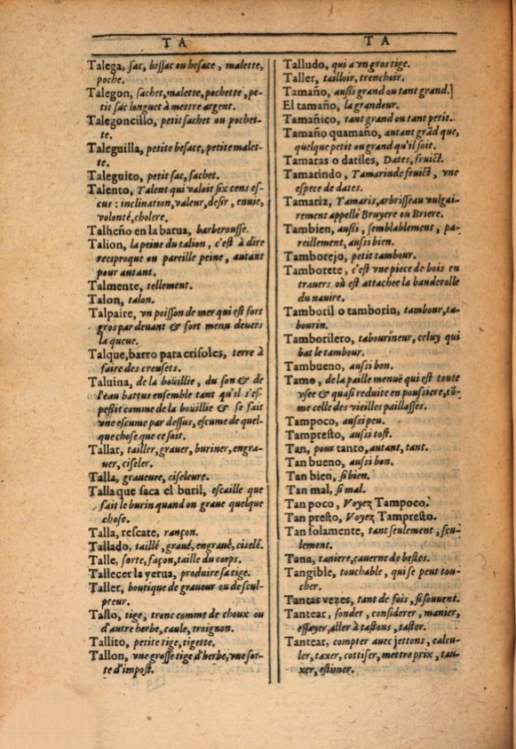 1607 - Marc Orry - Trésor des deux langues espagnole et française (Première et Seconde parties) - ÖNB Wien