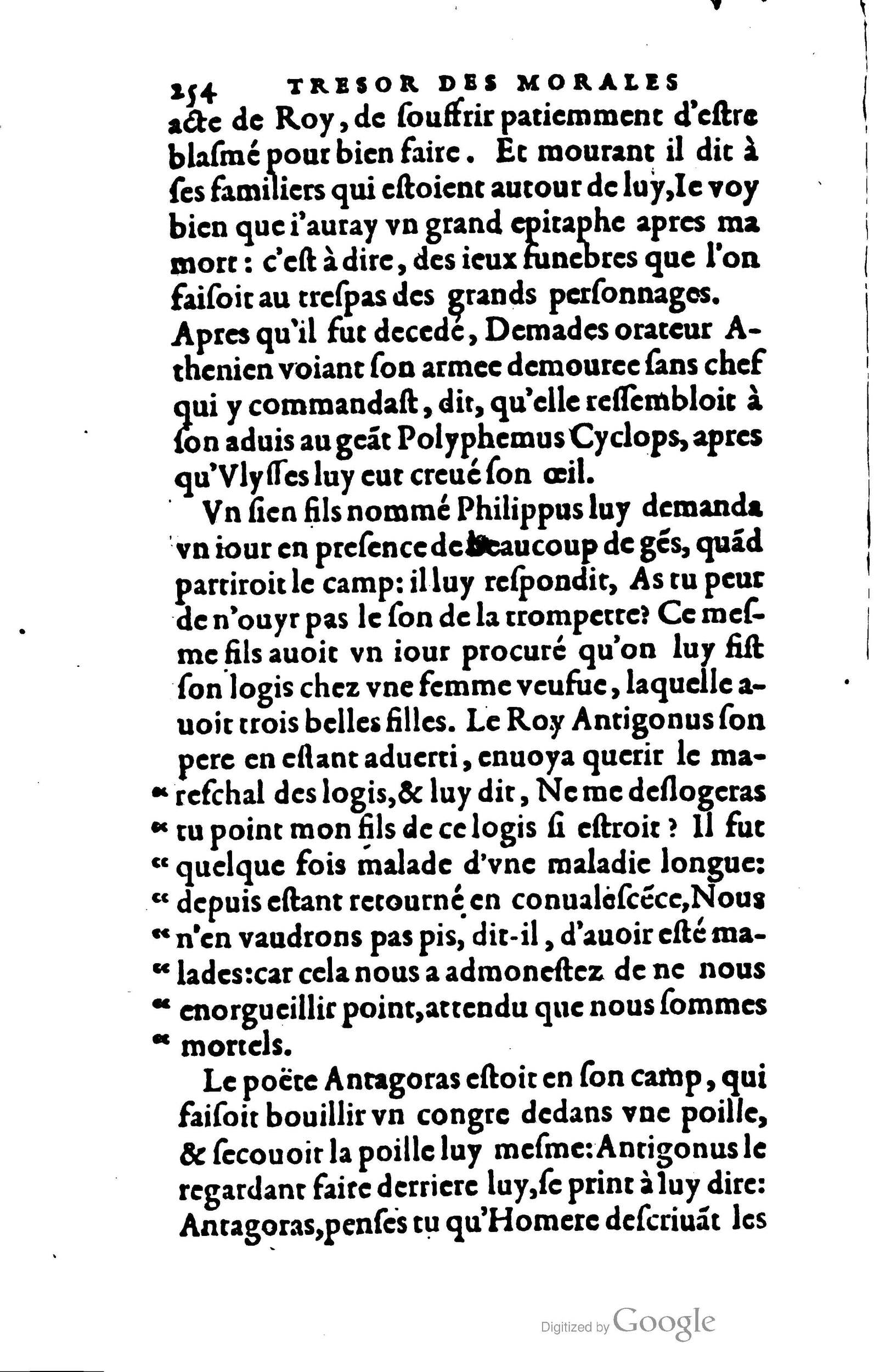 1578 - Jean Poupy - Trésor des morales de Plutarque - BSB Munich
