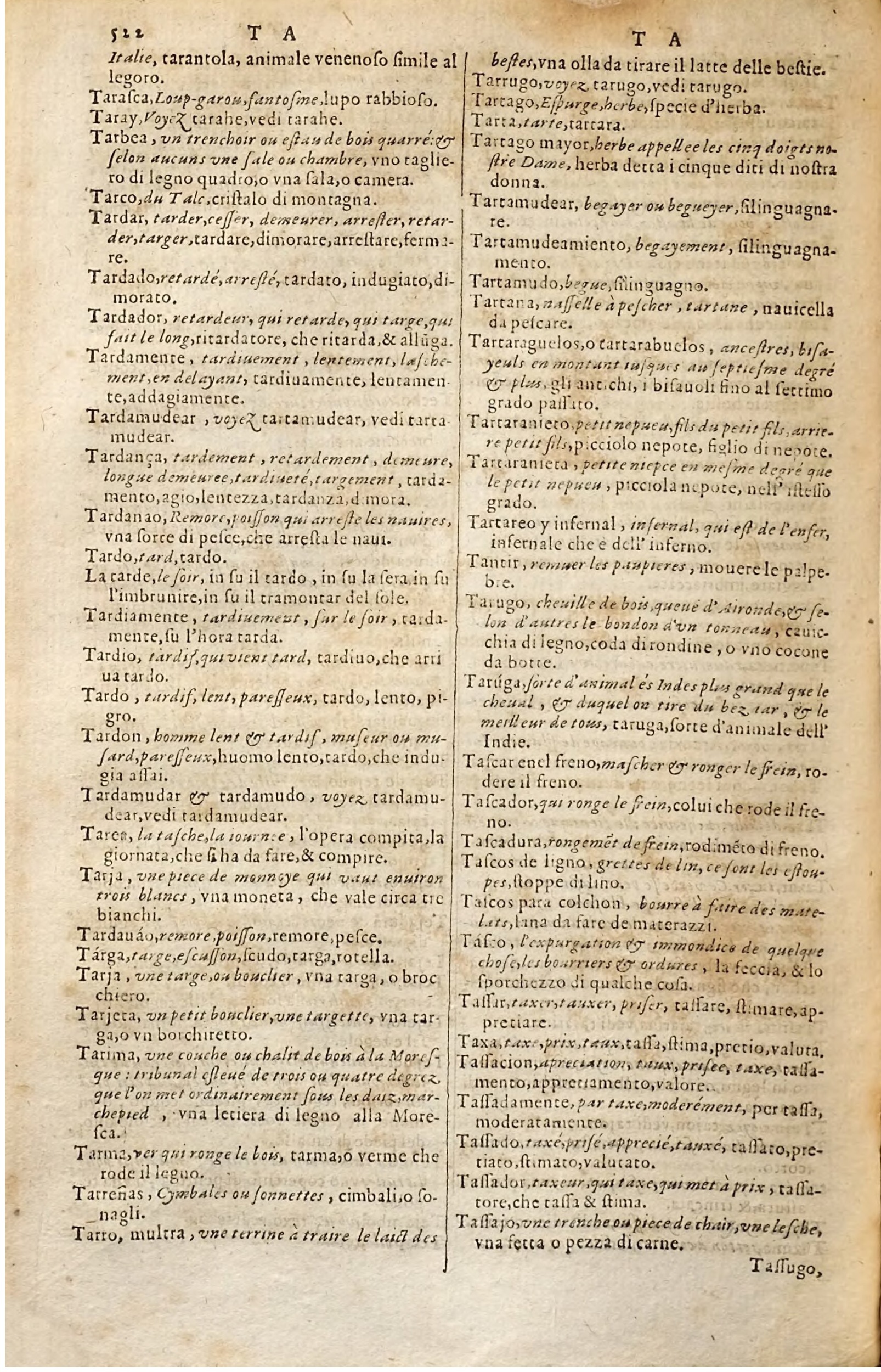 1627 - Jacques Crespin - Trésor des trois langues - Regensburg