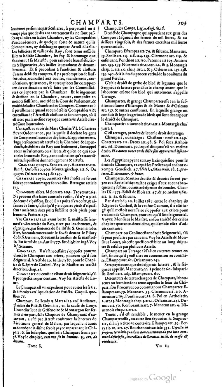 1629 - Veuve Nicolas Buon - Trésor du droit français (21754 T. 1) - BM Lyon 1629 - Veuve Nicolas Buon - Trésor du droit français (21754 T. 1) - BM Lyon