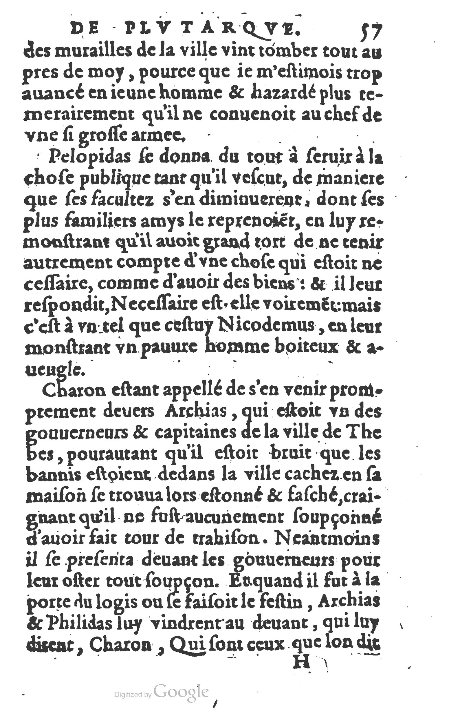 1577 - Claude Micard - Trésor des vies de Plutarque - BSB Munich 1577 - Claude Micard - Trésor des vies de Plutarque - BSB Munich