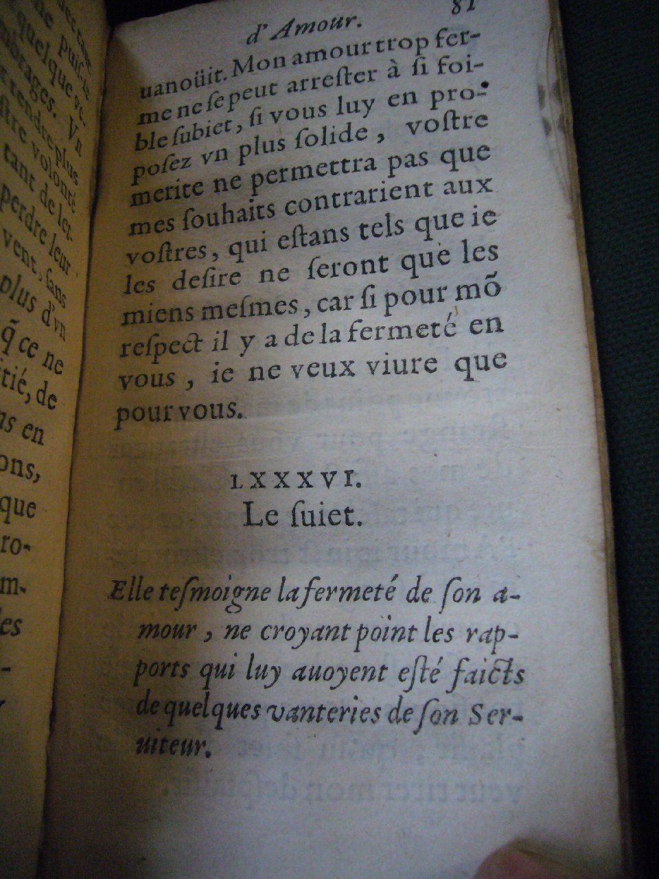 1597 - Matthieu Guillemot - Trésor d’amour - BnF Arsenal