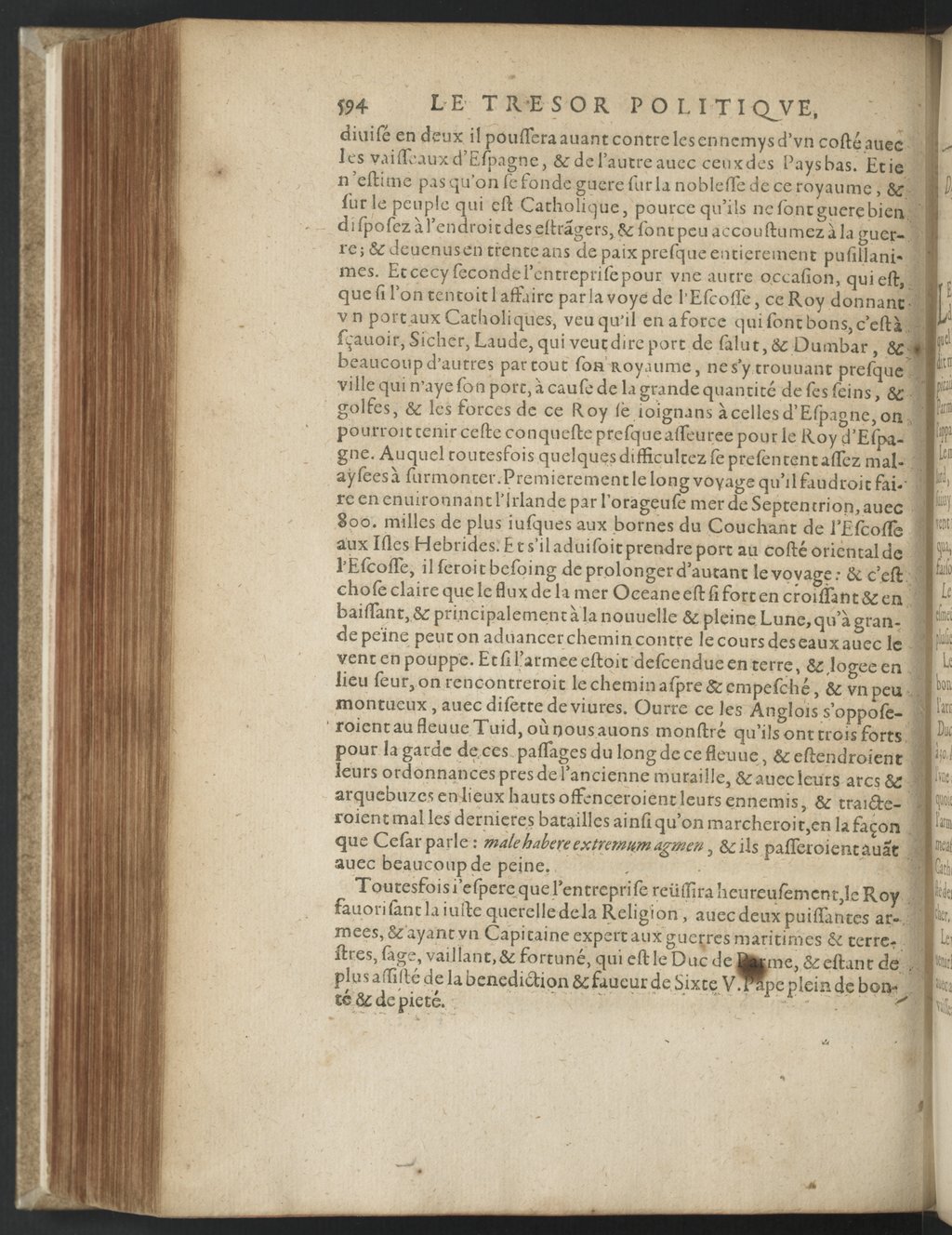 1608 - Nicolas Du Fossé - Trésor politique - BnF Tolbiac