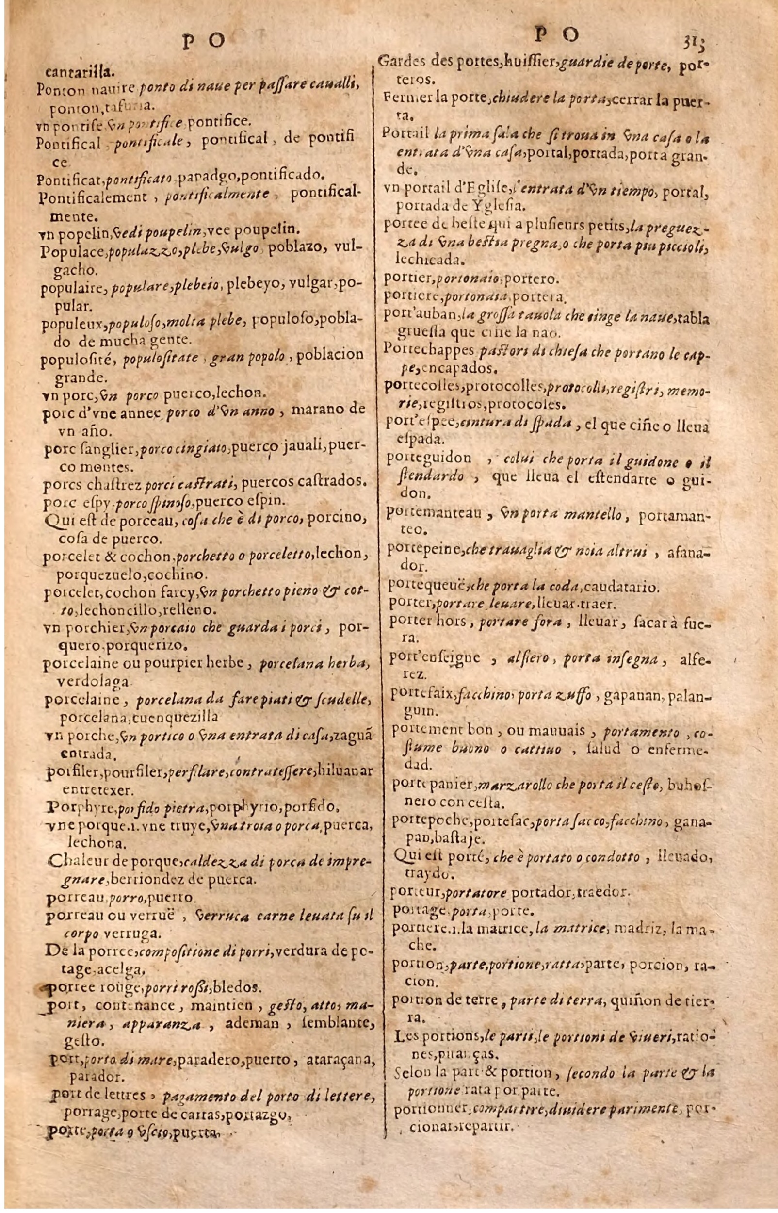 1627 - Jacques Crespin - Trésor des trois langues (Seconde partie) - Regensburg