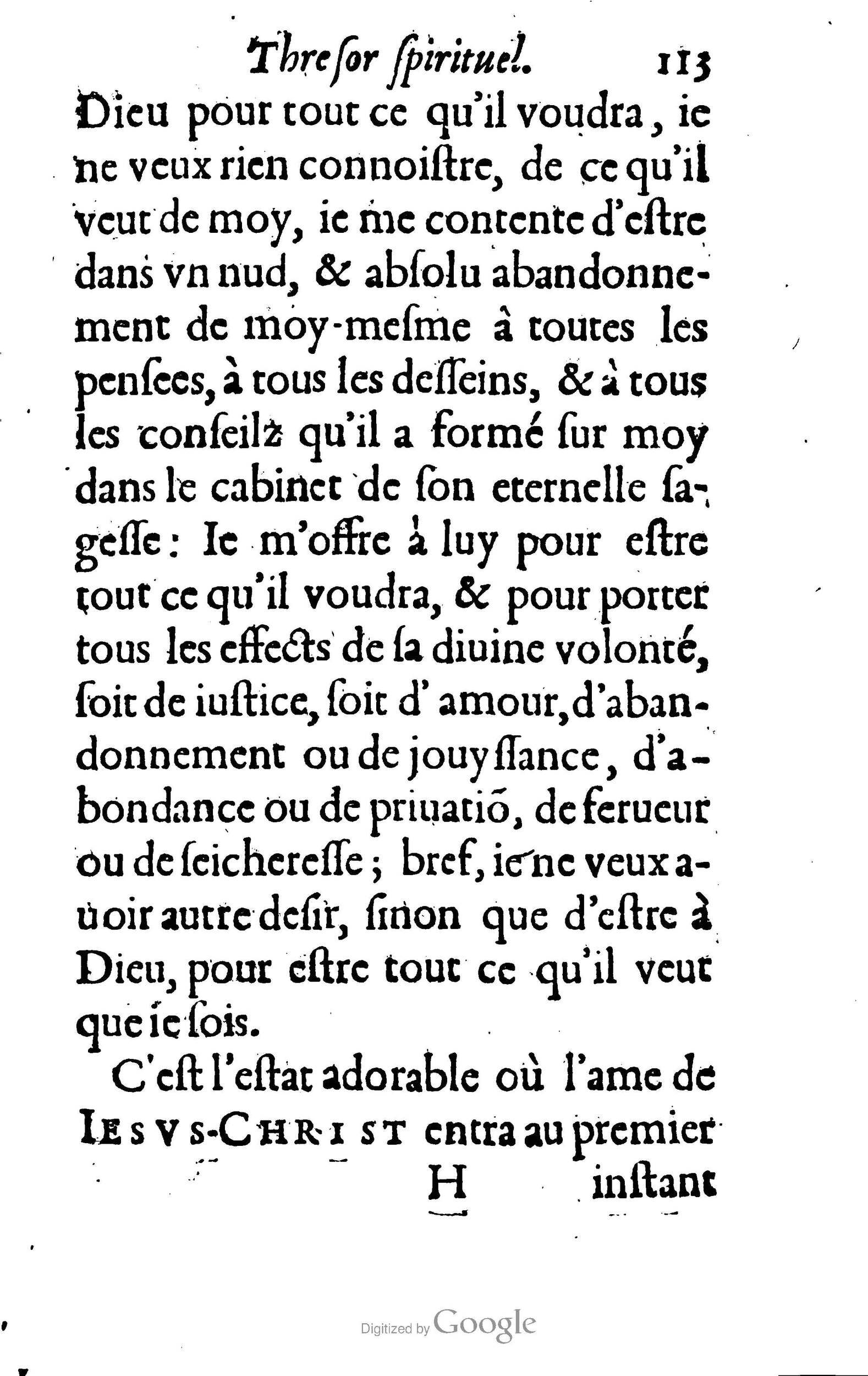 1633 - François Waudré - Trésor spirituel contenant les excellences du christianisme - BM Lyon