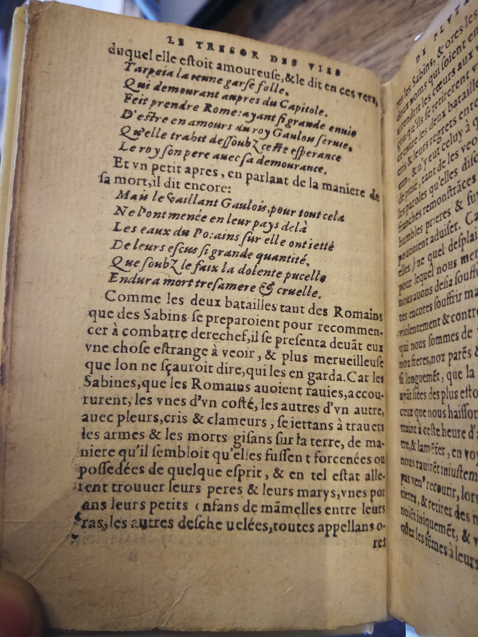 1569 - Benoît Rigaud - Trésor des vies de Plutarque - BNC Florence