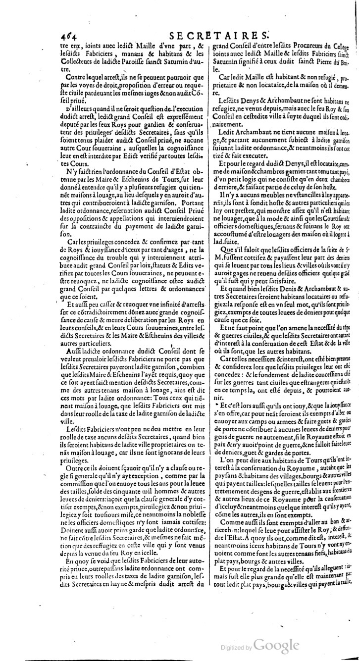 1629 - Veuve Nicolas Buon - Trésor du droit français (21754 T. 3) - BM Lyon
