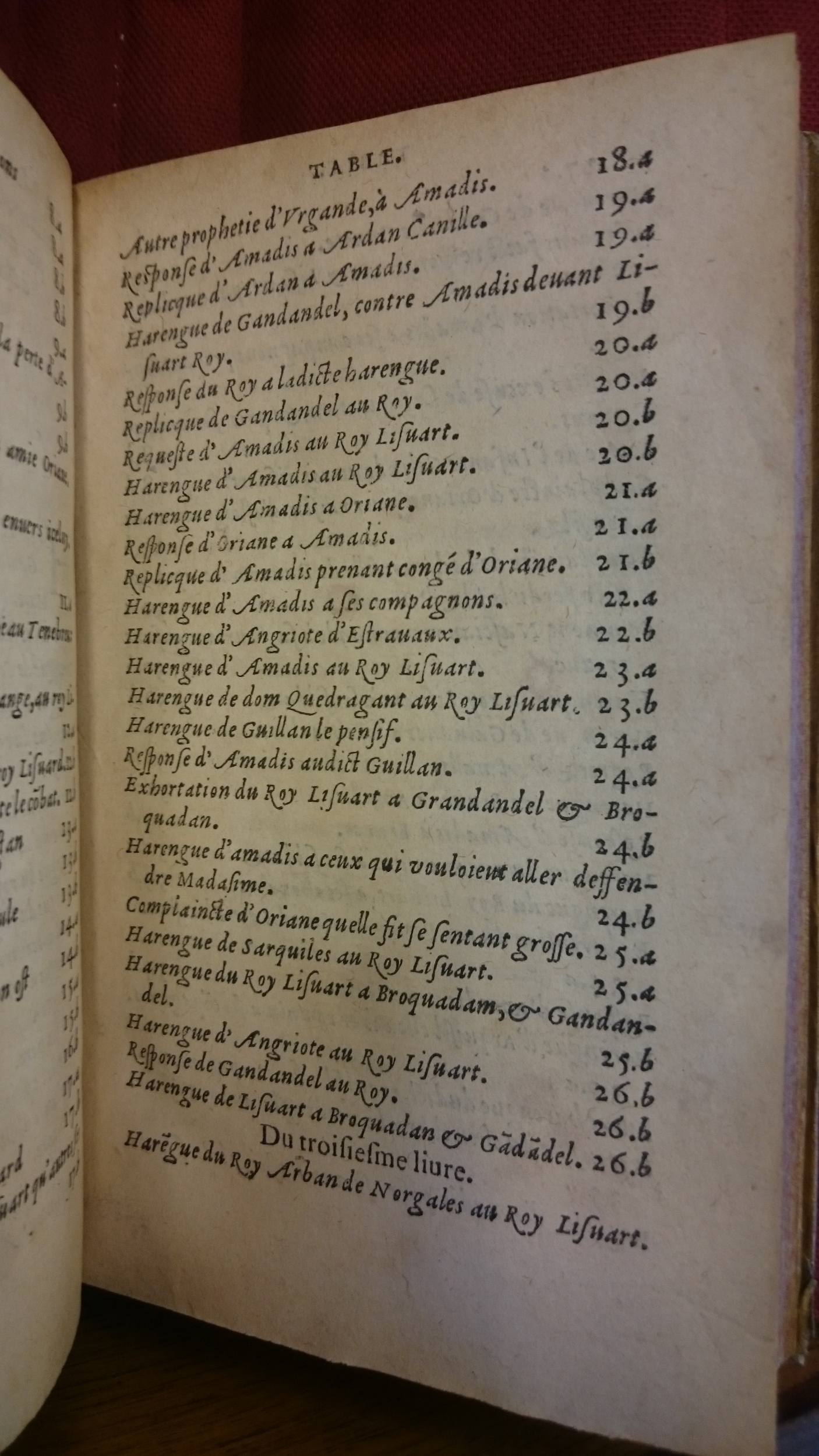 1559 - Jean Longis et Robert Le Mangnier - Trésor des Amadis - BM Lyon